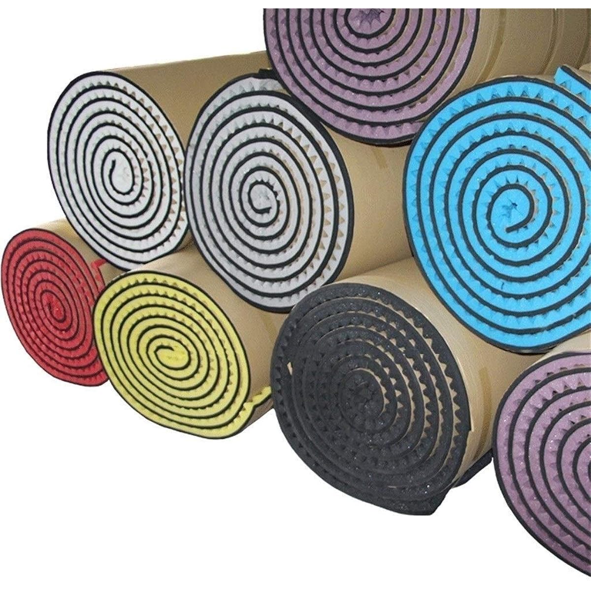 Soundproof fireproof soundproof cotton, soft and durable sound-absorbing cotton high density fireproof acoustic panel thickness: 3CM household items (black) (red)
