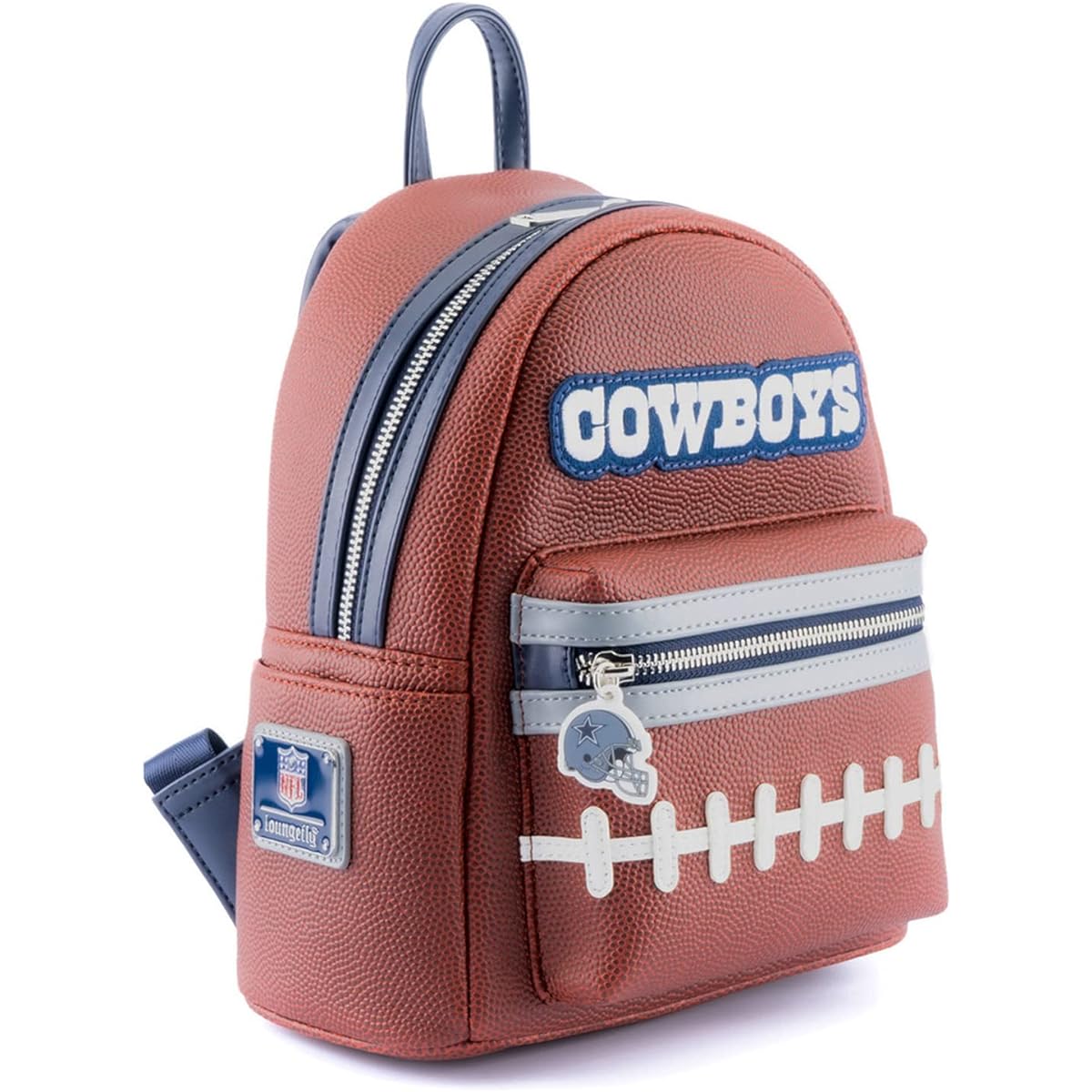 Loungefly NFL: Dallas Cowboys Pig Leather Logo Backpack