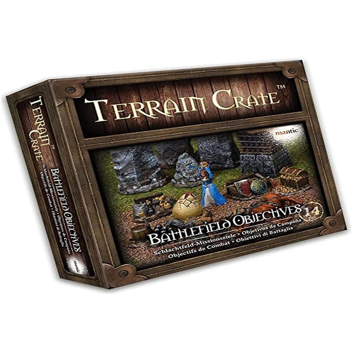 Mantic Games MGTC121 Terrain Crate Battlefield Target Multi
