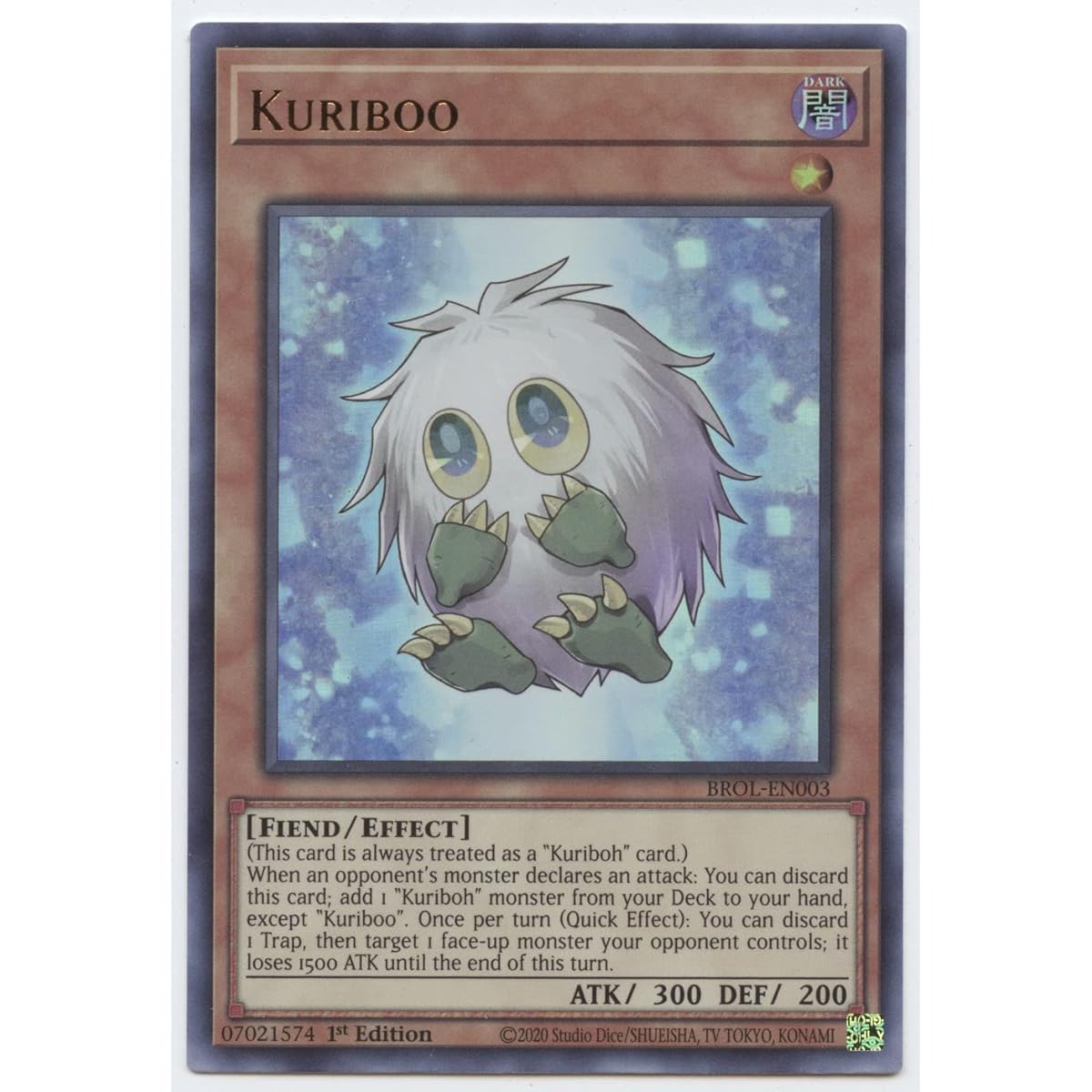 Kuriboo - BROL-EN003 - Ultra Rare - 1st Edition