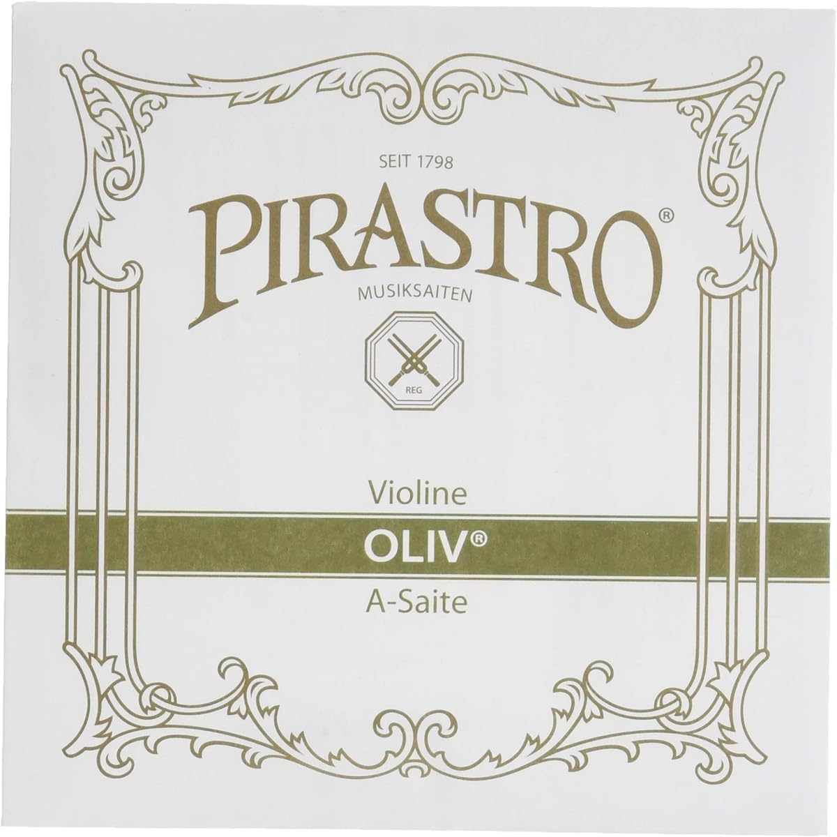 PIRASTRO OLIV olive violin string set (E string ball end)
