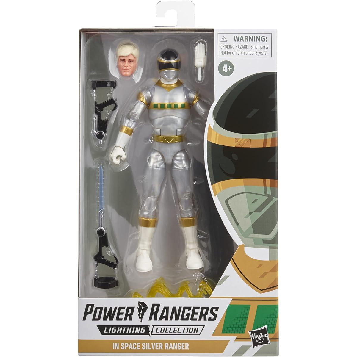 Power Rangers Lightning Collection Cosmic Silver Ranger 6-Inch Premium Collectible Action Figure Toys and Accessories, F2279