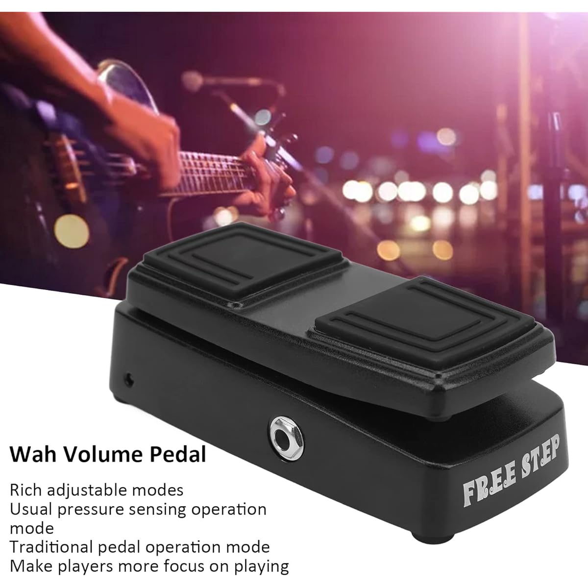 Volume Wah Pedal 2 in 1 Guitar Effector Rich Mode