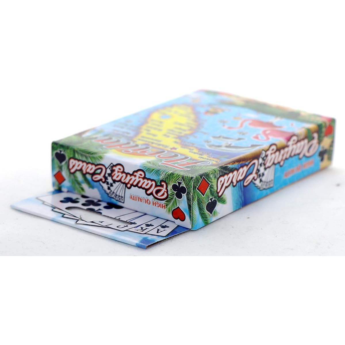 World By Shotglass Florida Map Collectible Souvenir Playing Cards with Header
