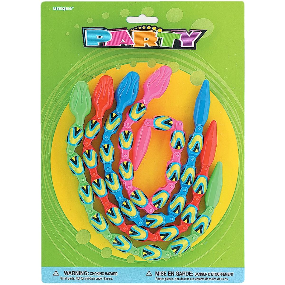 Wiggle Snake Party Favours, 4ct