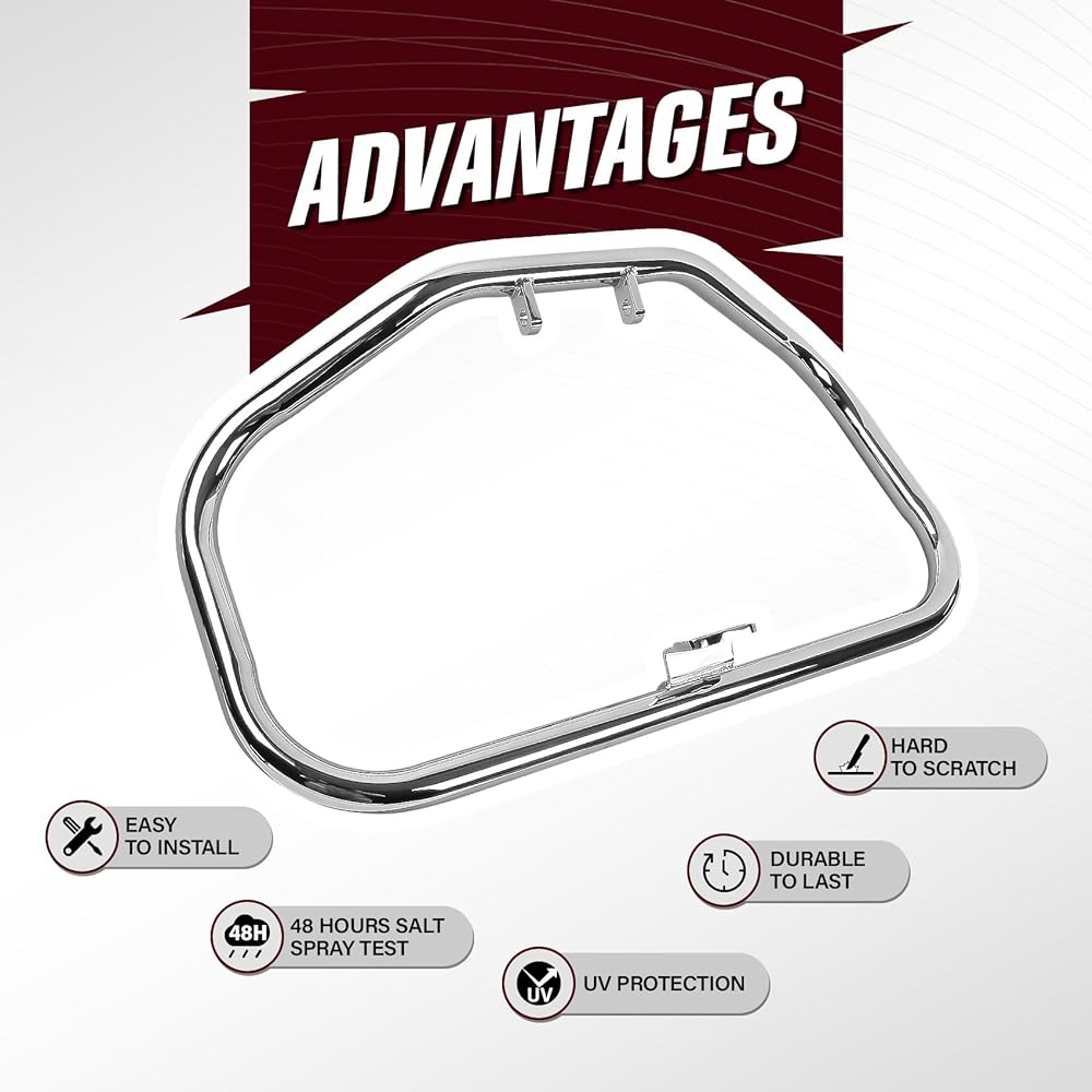 TCT-MOTORPARTS Engine Guard Highway Crash Bar Harley Sportster 883 XLH883 1986-2003; 1200 Custom XL1200C Sport XL1200S 1996-2003; Roadster XLS XR 1000 XR 1000 '84-85; 883R XL883R '02-03 Chrome