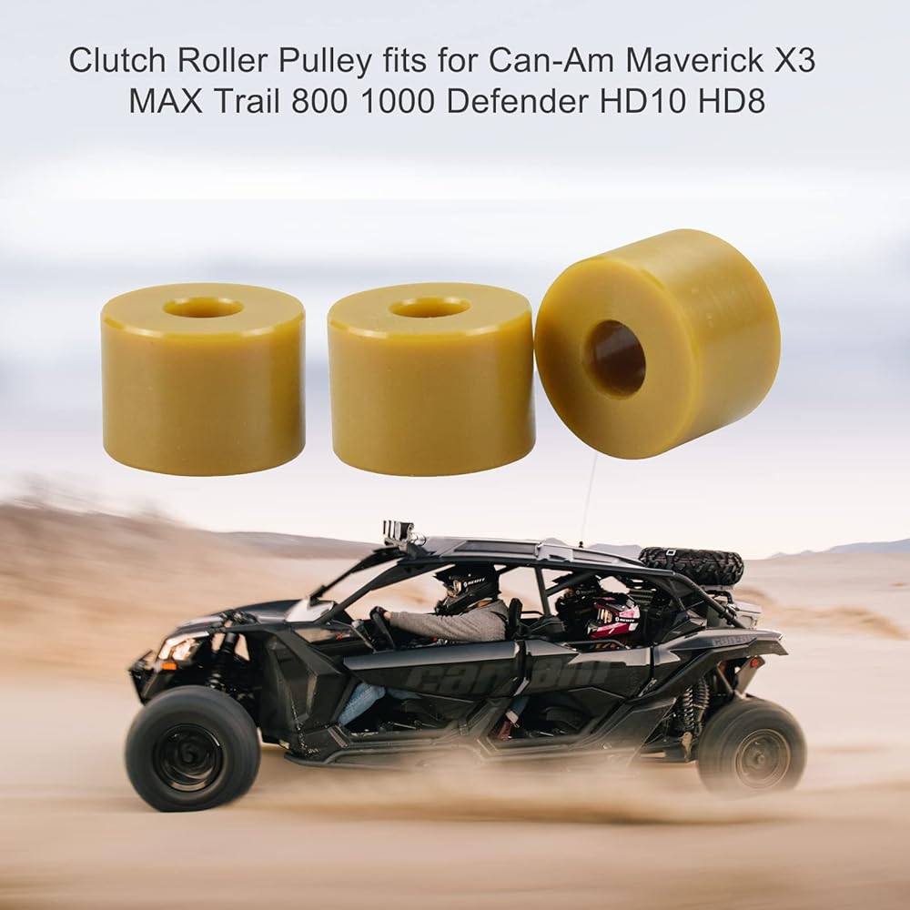 417127016 Driven Clutch Roller Kit Can-Am Maverick X3 Trail 800 1000 Defender HD10 Ski-Doo GSX GTX MXZ Summit Expedition Tundra Renegade (6 pieces)