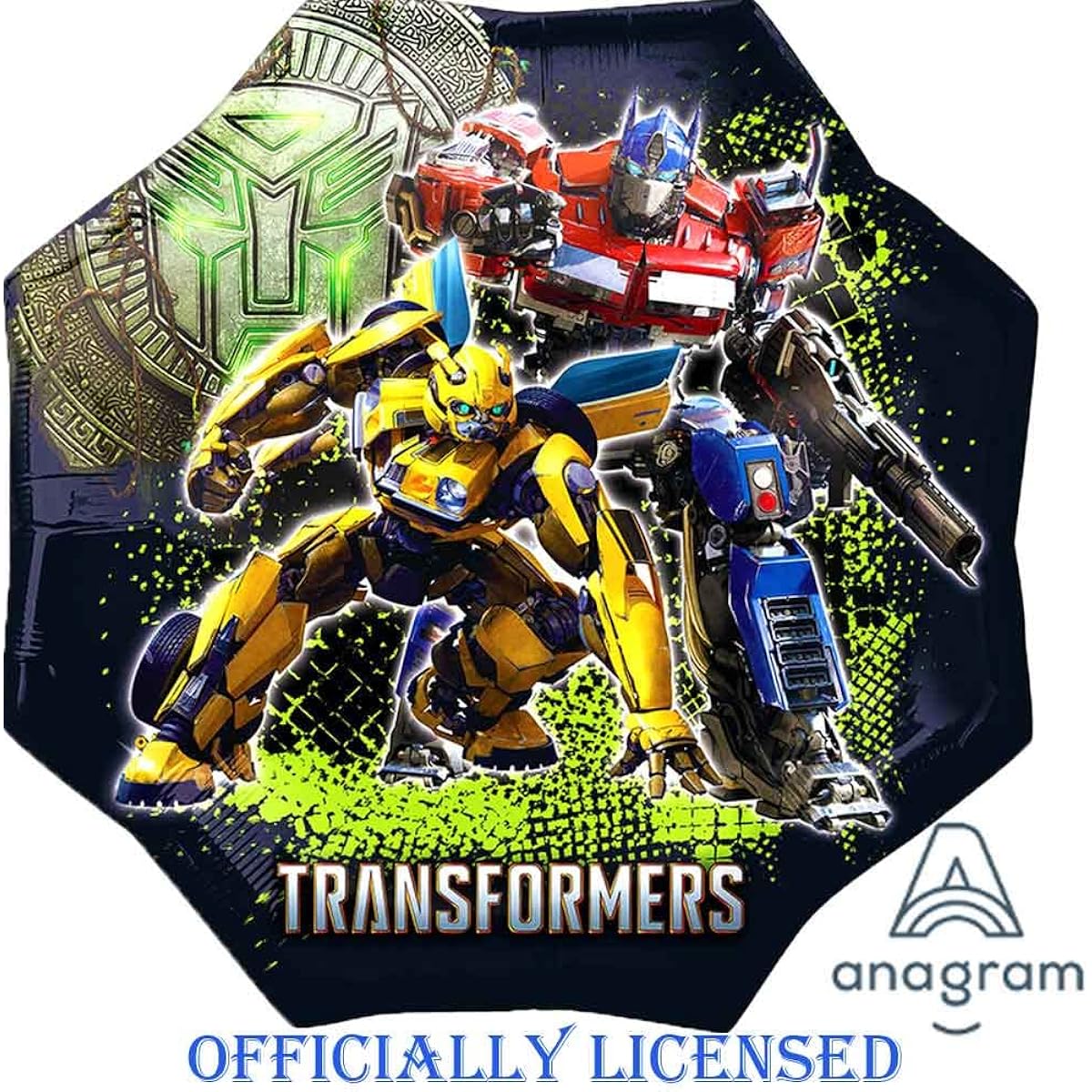 Anagram Foil Balloons for Transformers Beast Party Theme Collection Party Accessories Multicolor Licensed 5th Birthday