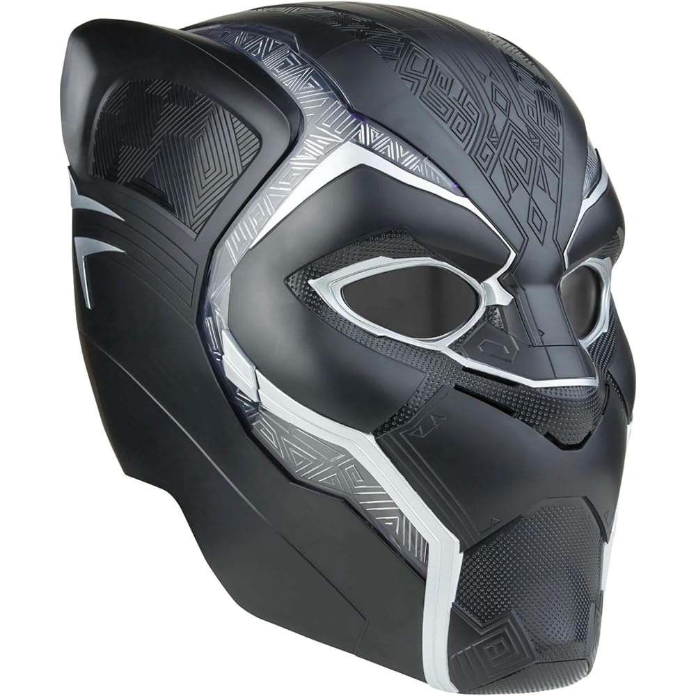MARVEL Marvel Legends Black Panther Premium Electronic Roleplay Helmet with Light Effects and Lens that Can be Raised and Lowered, Marvel Legends Goods Black Panther Marvel Goods Marvel Roleplay Item Electric F3453 Genuine Product
