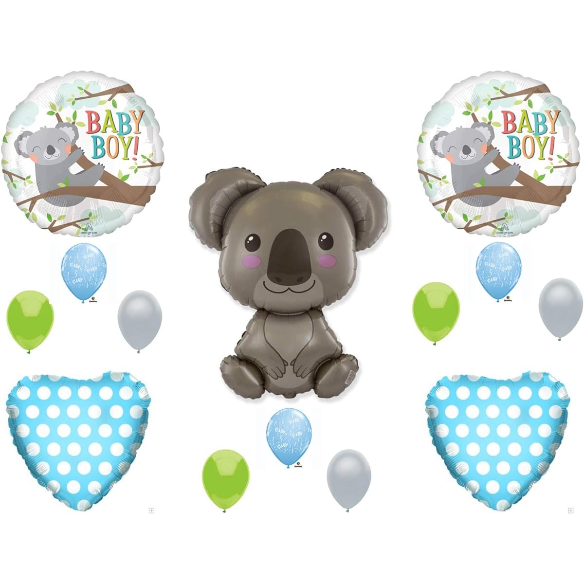 Baby Boy Koala Bear Shower Party Balloon Decoration Supplies It's A Boy!