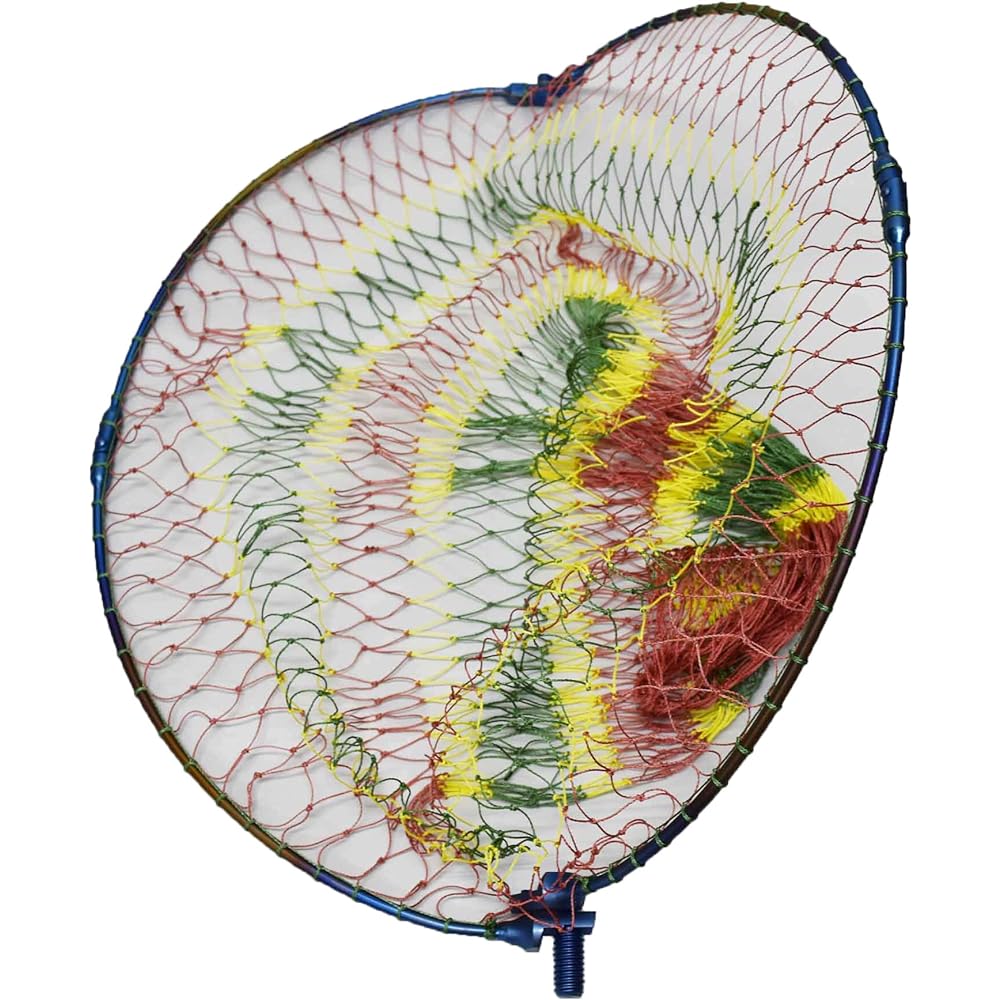 Quadrifold 64 titanium bead frame + PE10 hand-knitted net set Rainbow-colored shine due to anodization Freely open and close by folding vertically and horizontally Ultra compact Iso tamo ultra light