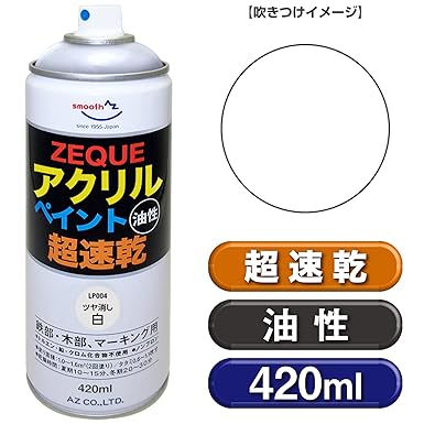 AZ Acrylic Paint ZEQUE Oil-based Super Quick Drying Gray 420ml x 30 bottles For iron/wood parts, marking (LP014) DD109