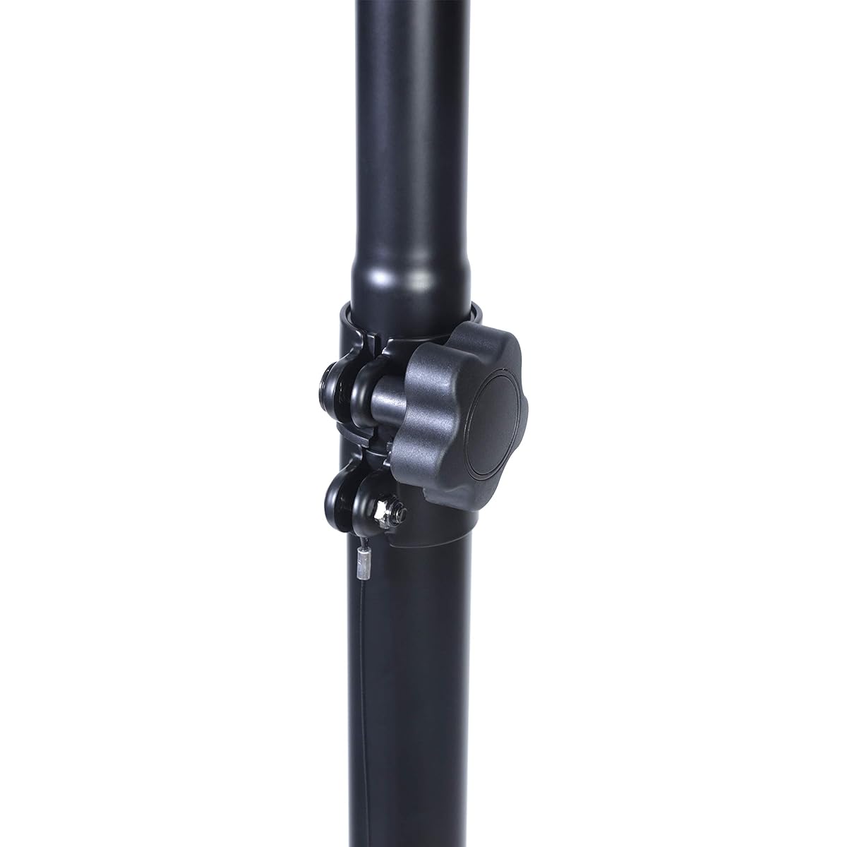 Universal Speaker Stand 6.5ft DJ Mount PA Loudspeaker Holder Heavy Duty Tripod Height Adjustable 46" to 80" Rated 150 lbs Steel Insert Safety Pin Lock Stability