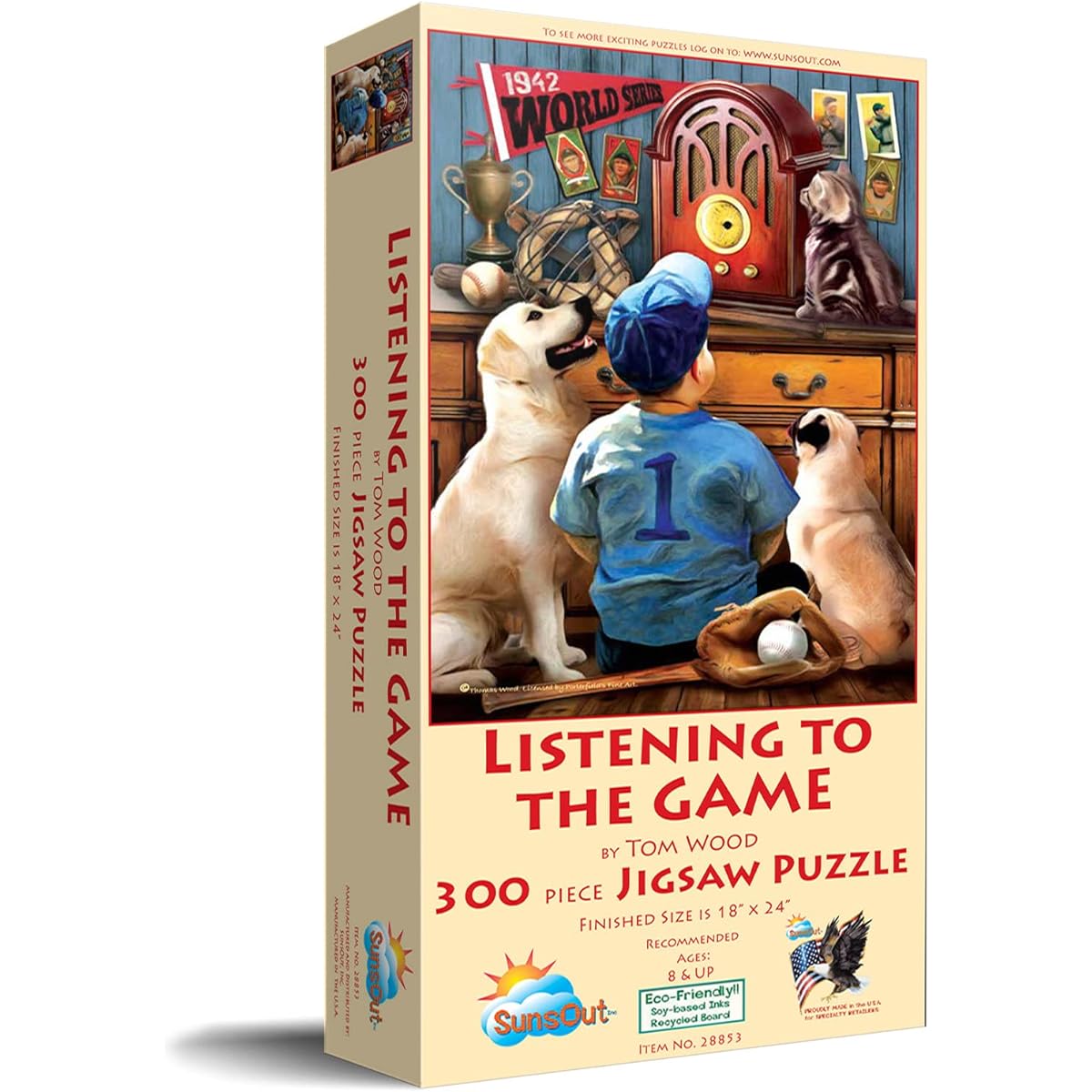 SUNSOUT INC 300 Piece Jigsaw Puzzle Listen to the Game