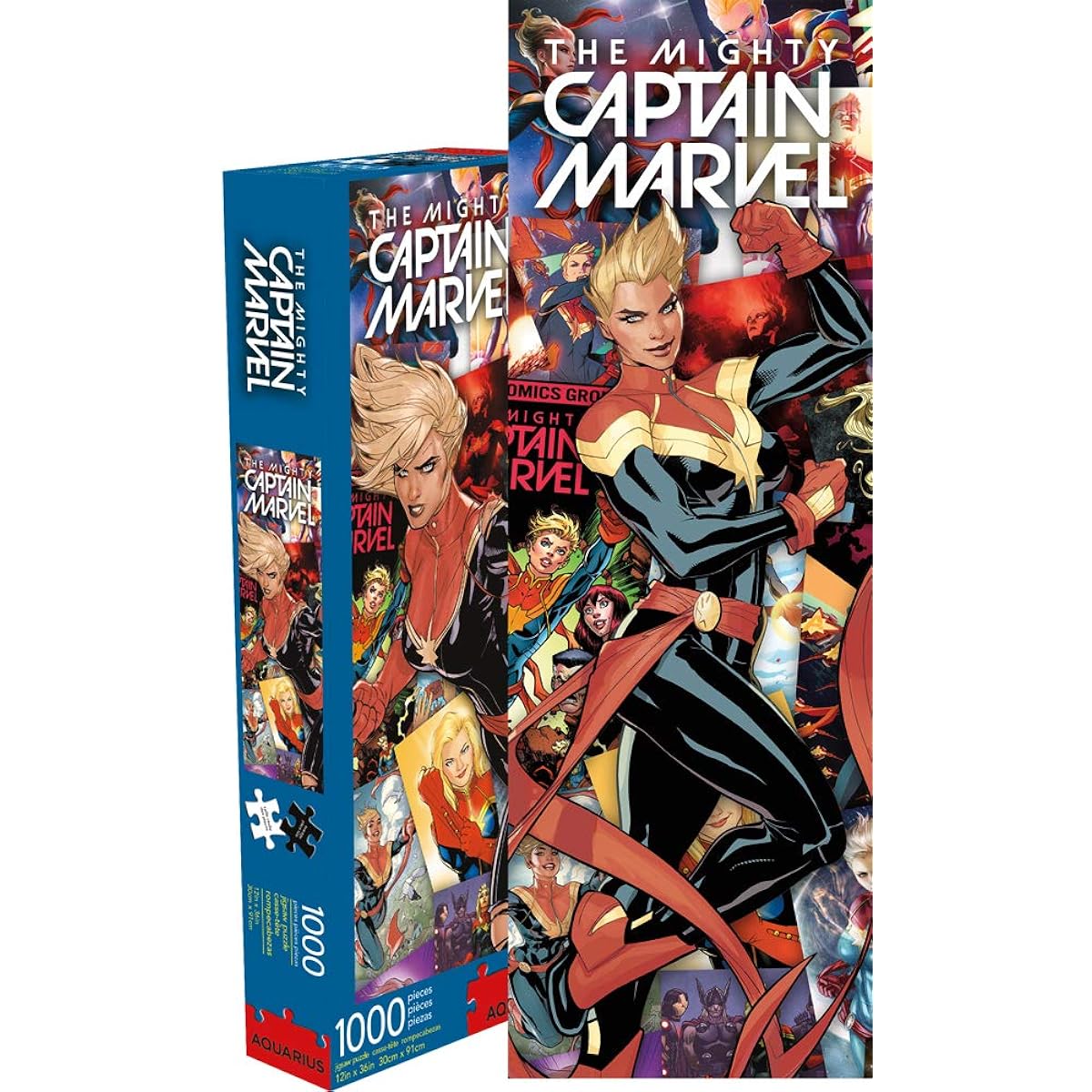 Marvel Capt Marvel Collage 1000 Piece Puzzle