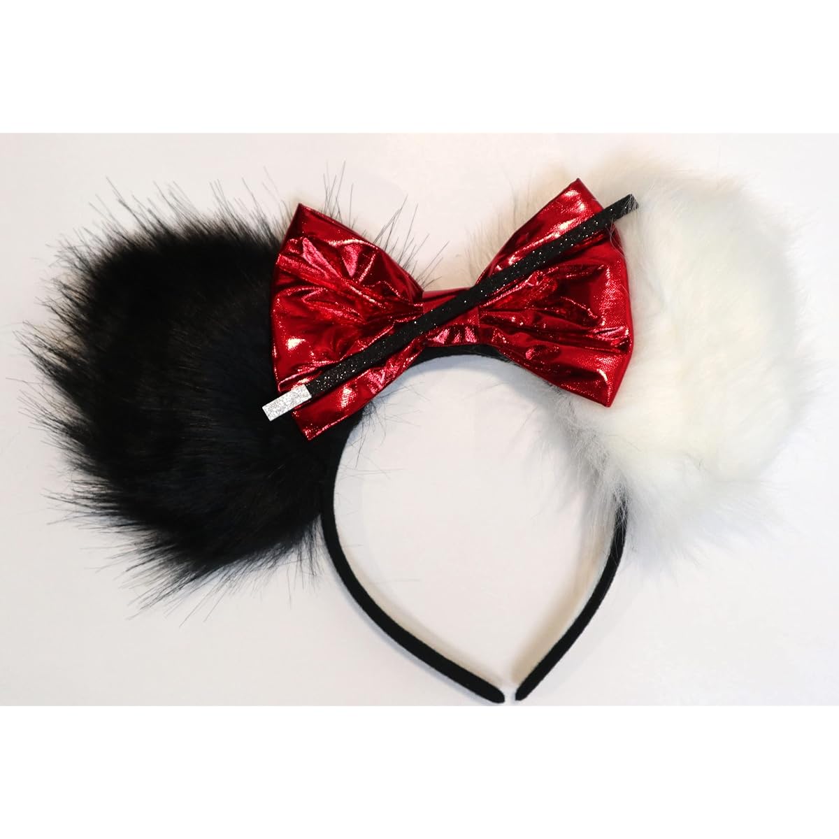 CLGIFT Brave Mini Ears, Choose Your Color, Rainbow Minnie Ears, Silver Gold Blue Minnie Ears, Rainbow Sparkle Mouse Ears, Classic Red Sequin Mini Ears (Merida)