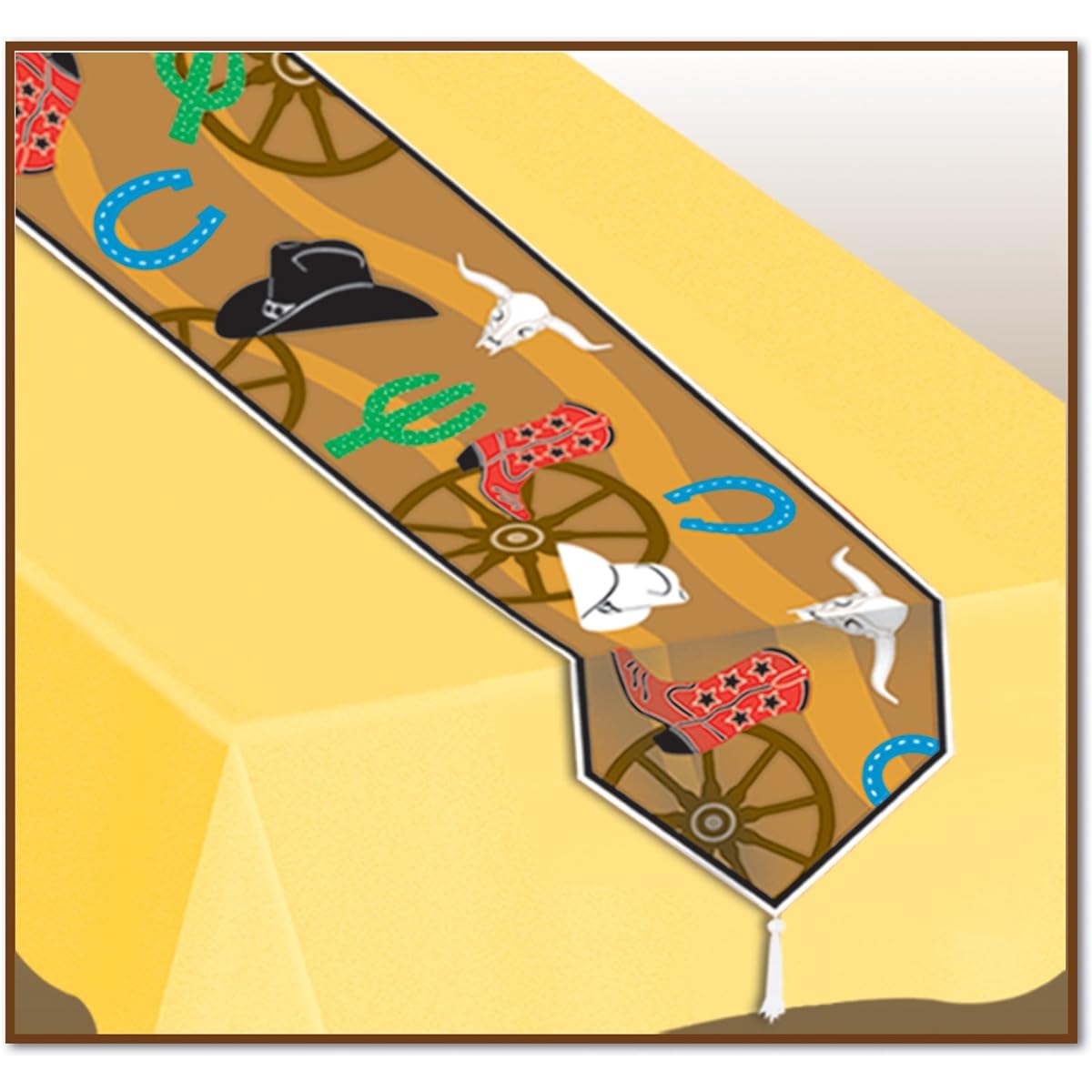 Beistle Print Western Table Runner