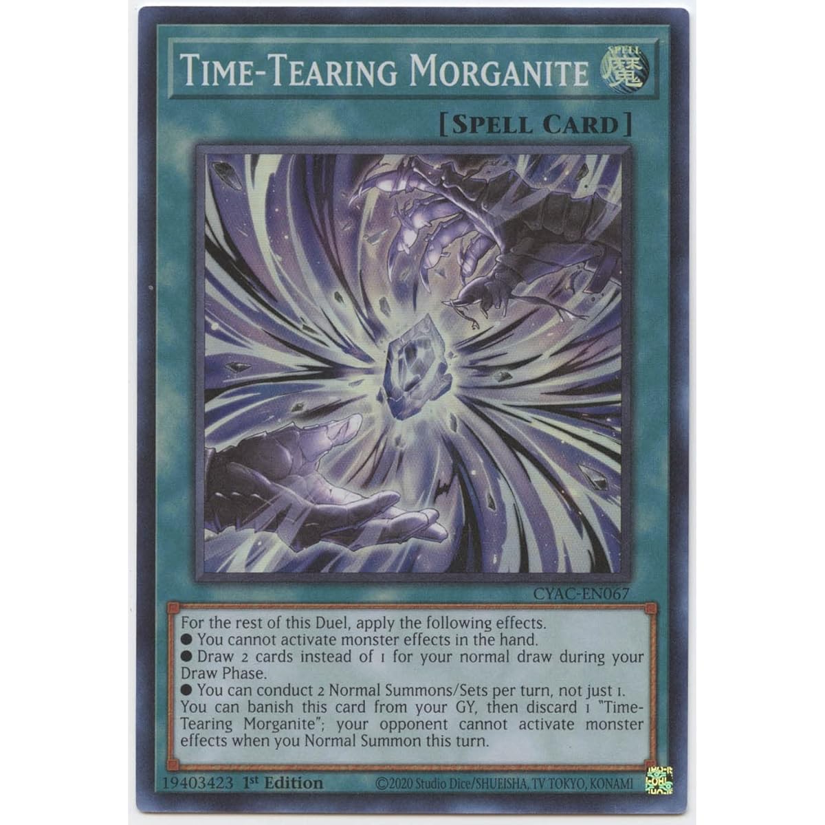 Time-Tearing Morganite CYAC-EN067 Super Rare First Edition