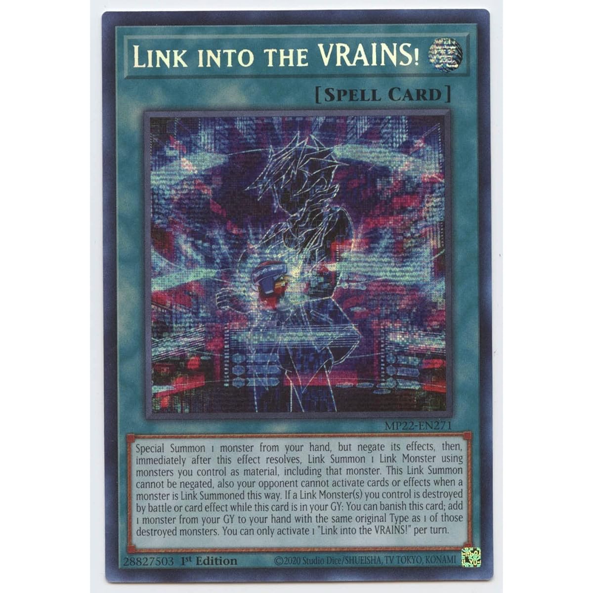 Link into The VRAINS! - MP22-EN271 - Prism Secret Rare - 1st Edition