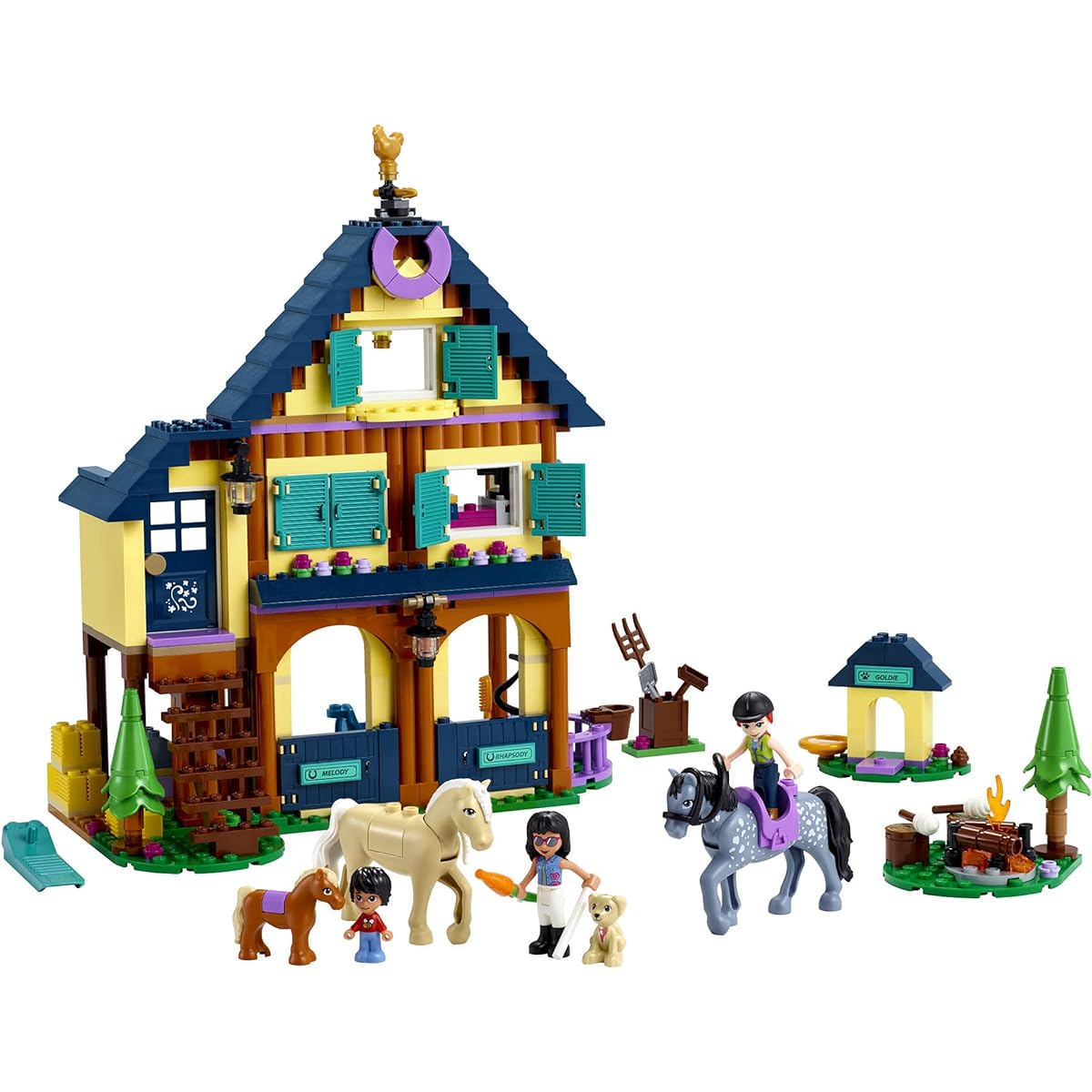 LEGO Friends Forest Riding Center 41683 Building Kit Fun Gift 2021 (511 Pieces)