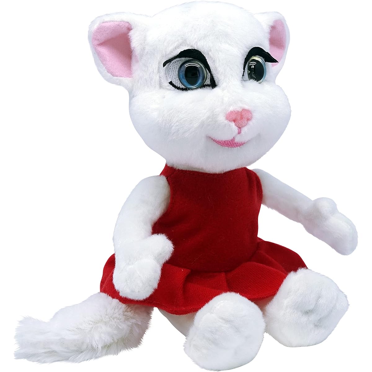 Talking Mini Angela Size 10" Friends Interactive Cuddly Plush with Talkback 10" Tall