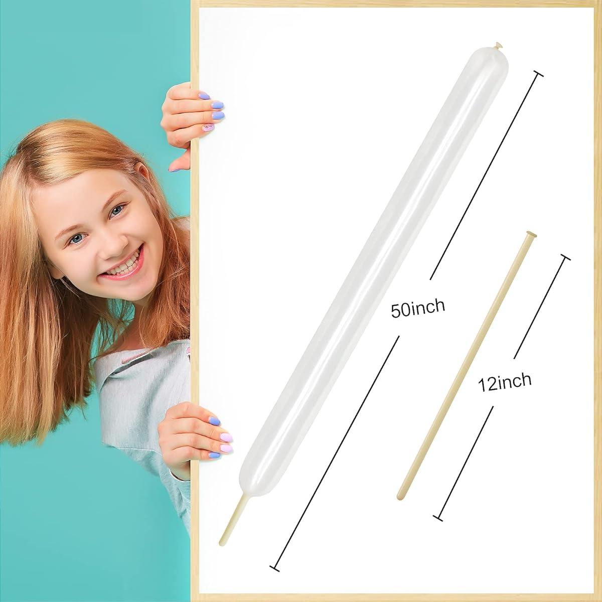 260pcs Clear Balloons, Clear Long Skinny Latex Balloons for Animal Balloons, Premium Quality Balloons, Beginner Balloons for Kids Carnival Party Decorations