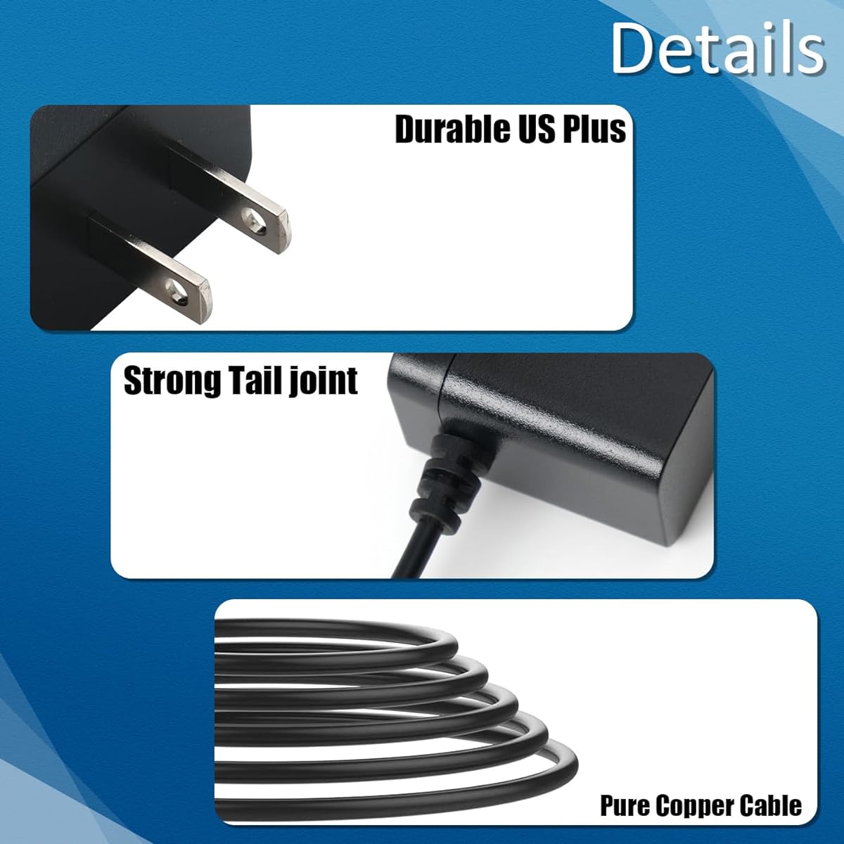 CapzoStone 27V Massage Gun Charger AC Adapter for Sharp Images 1014747 1013983 2437599 1011666 1013002 1012667 1013985 Powerboost Deep Tissue Percussion Muscle Massage Gun Power Cord Supply 8.5ft