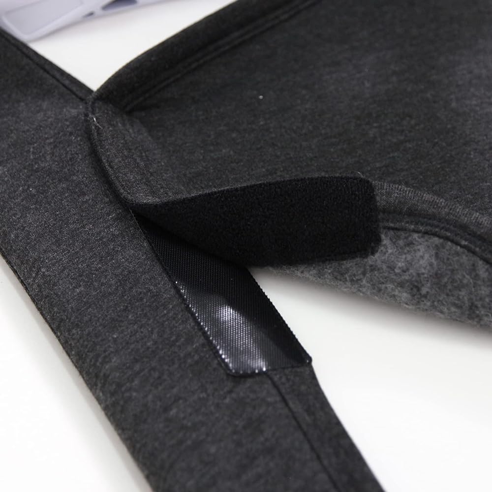 MONS For Powder Board Knit Cover Snowboard knit cover sole cover with binding attached Velcro strap type | Fabric soft breathable elastic Heather gray (Made in Taiwan)