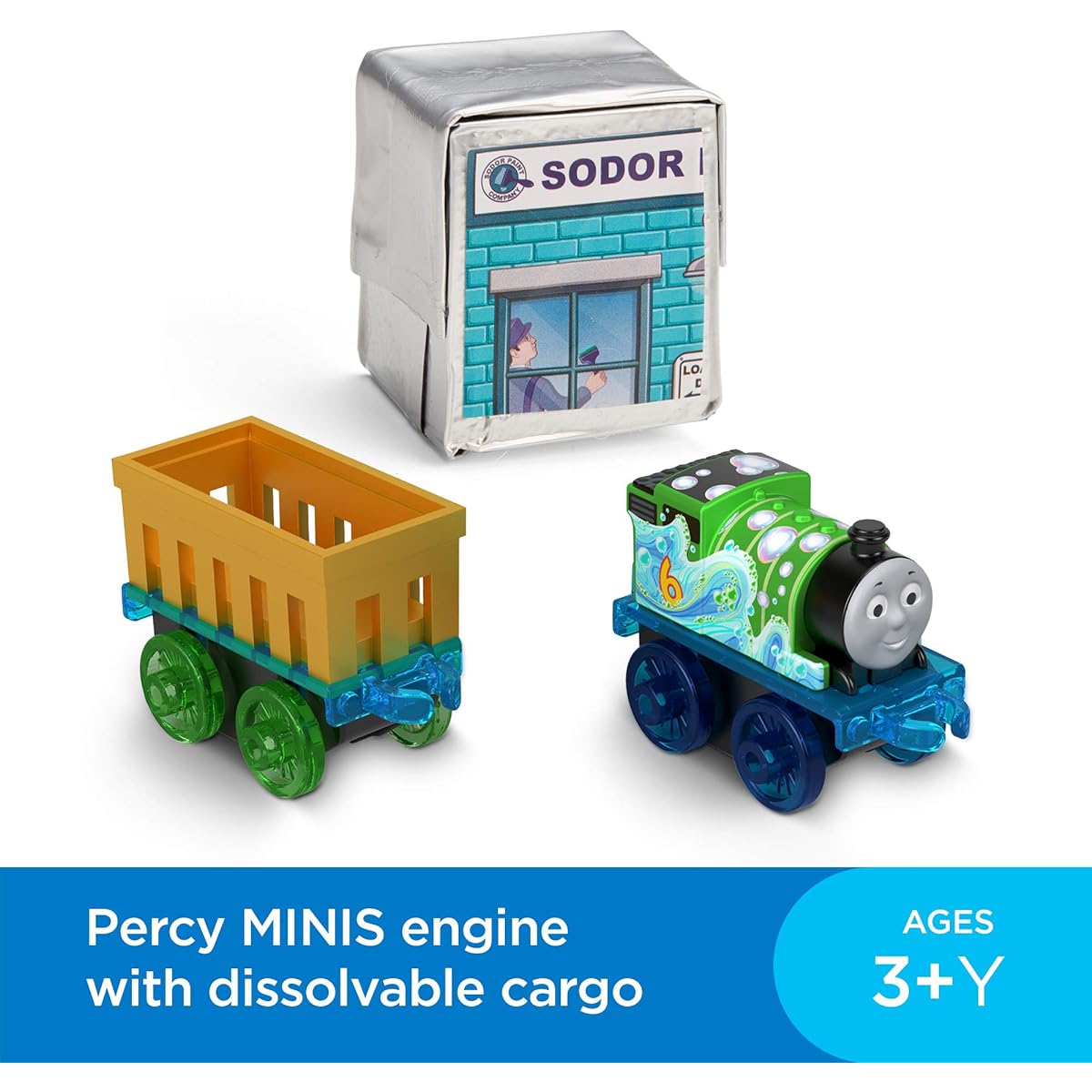 Thomas the Tank Engine and Friends Fisher-Price Minis Fizz 'n' Go Cargo Percy and Puppy