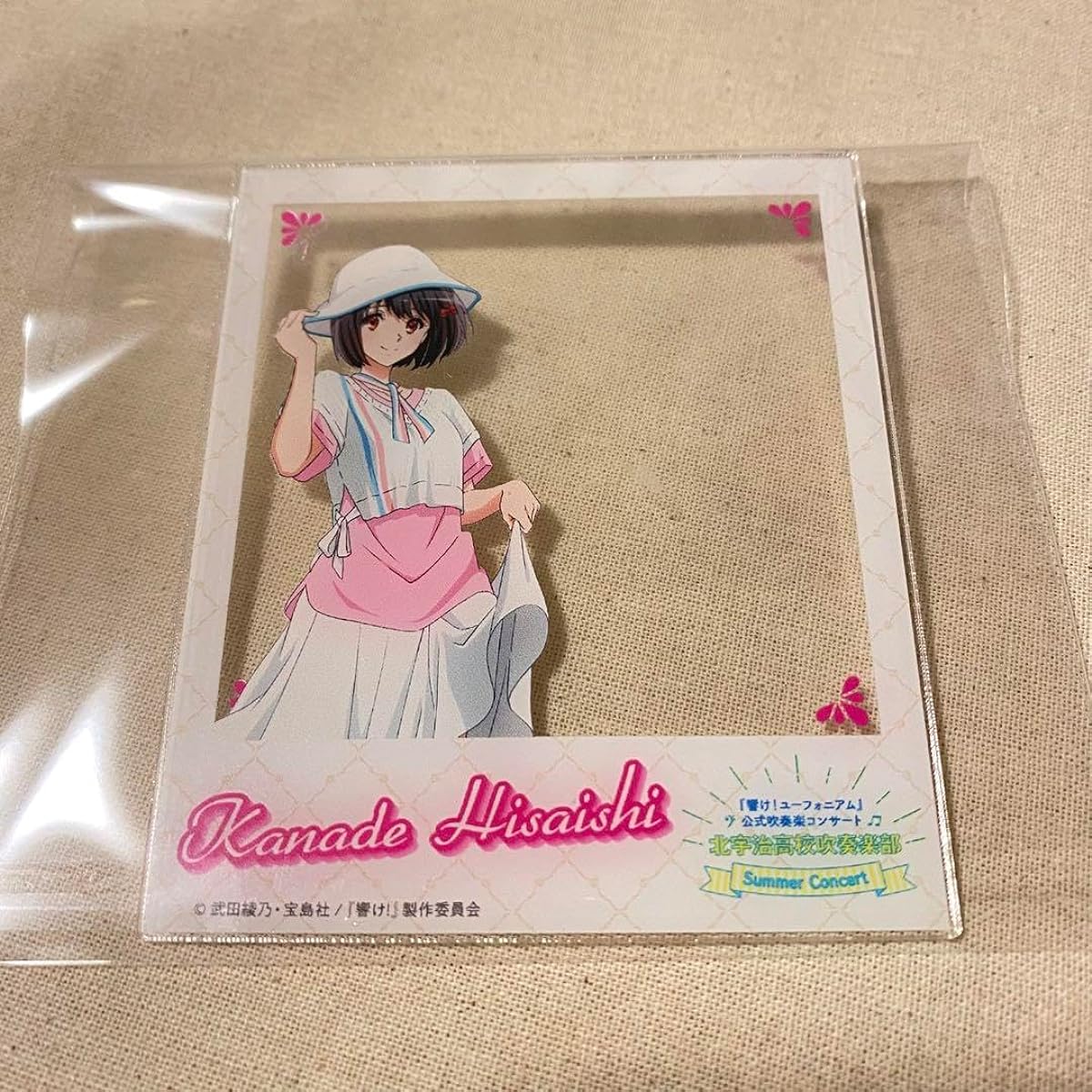 Sound! Euphonium Summer Concert Acrylic Clear Card Hisaishi Kanade