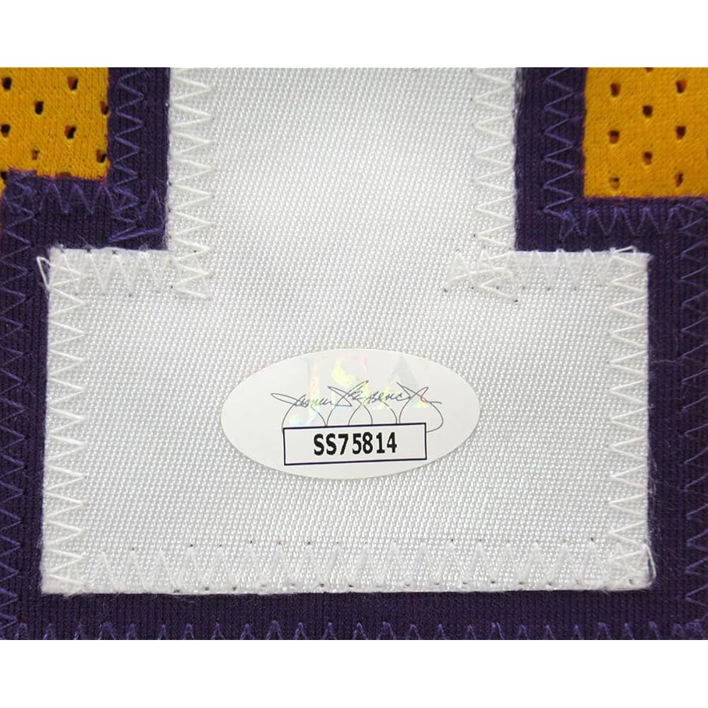 Shaquille O'Neal Autographed Jersey Uniform JSA Handwriting Identification Certificate Seed Stars Shaq Kobe Seed Stars