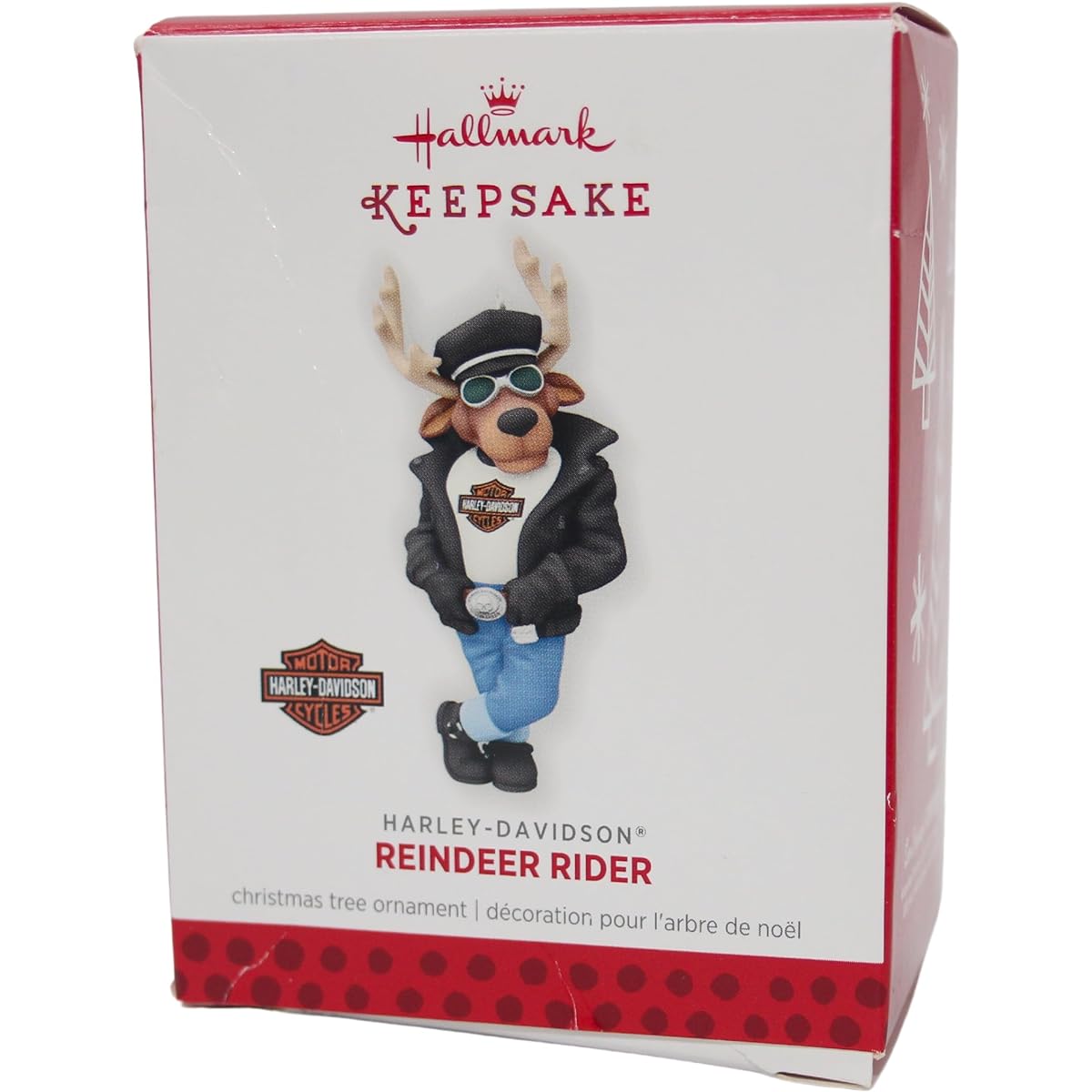 Reindeer Rider Harley Davidson 2013 Hallmark Ornament