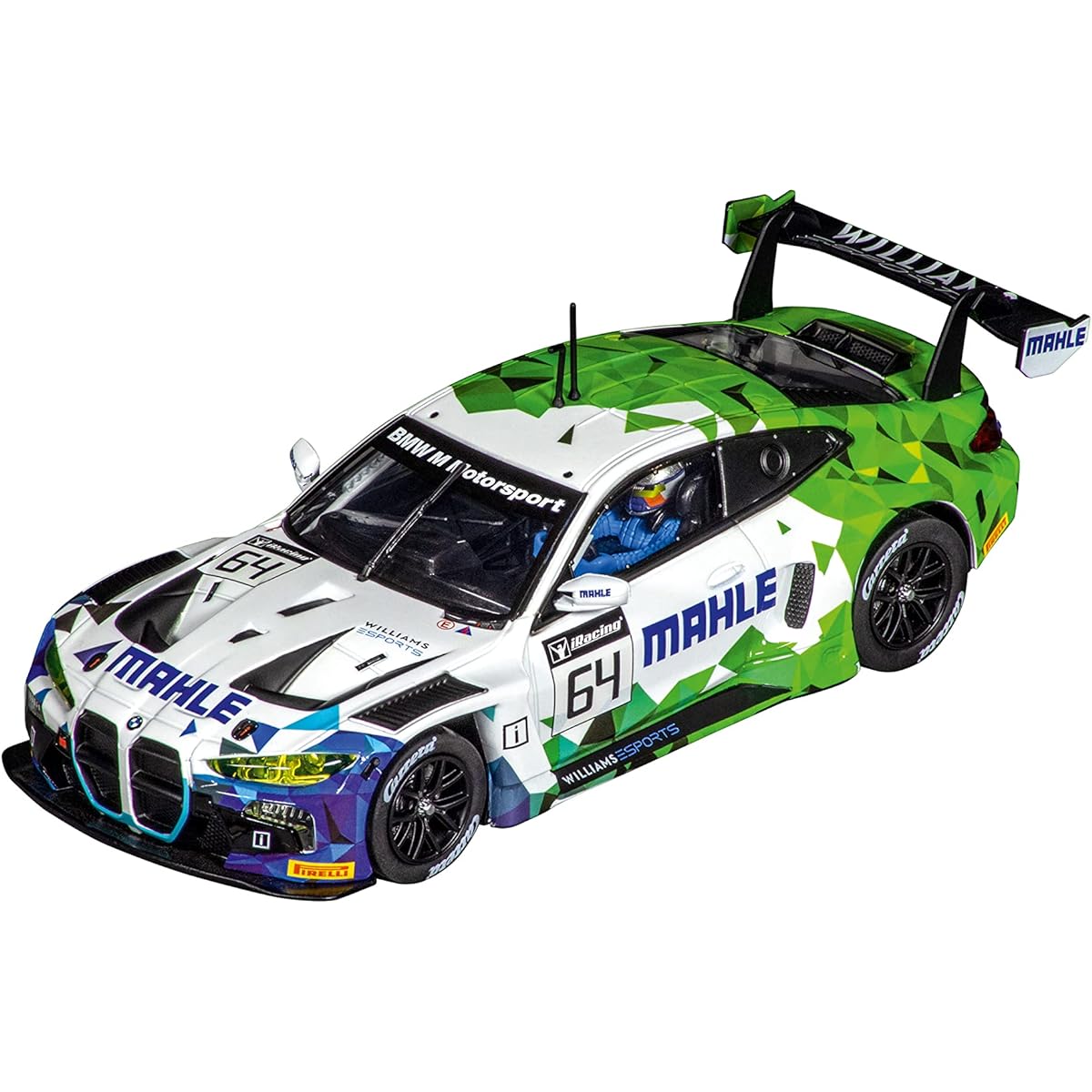 Carrera 31011 BMW M4 GT3 Mahle Racing Team Digitale Nurburgring Langstrecken-Serie 2021 1:32 Scale Digital Slot Car Racing Vehicle Digital Slot Car Race Track
