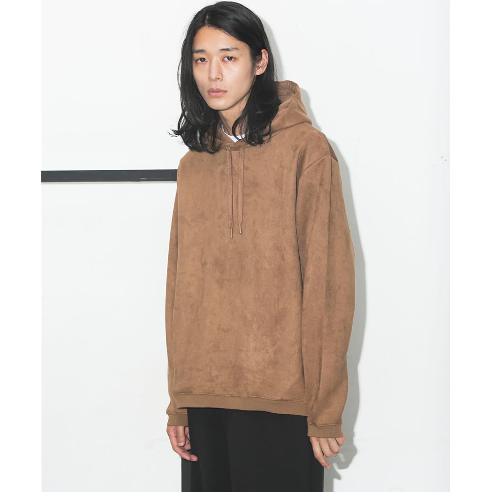 Nano Universe Faux Suede Hoodie