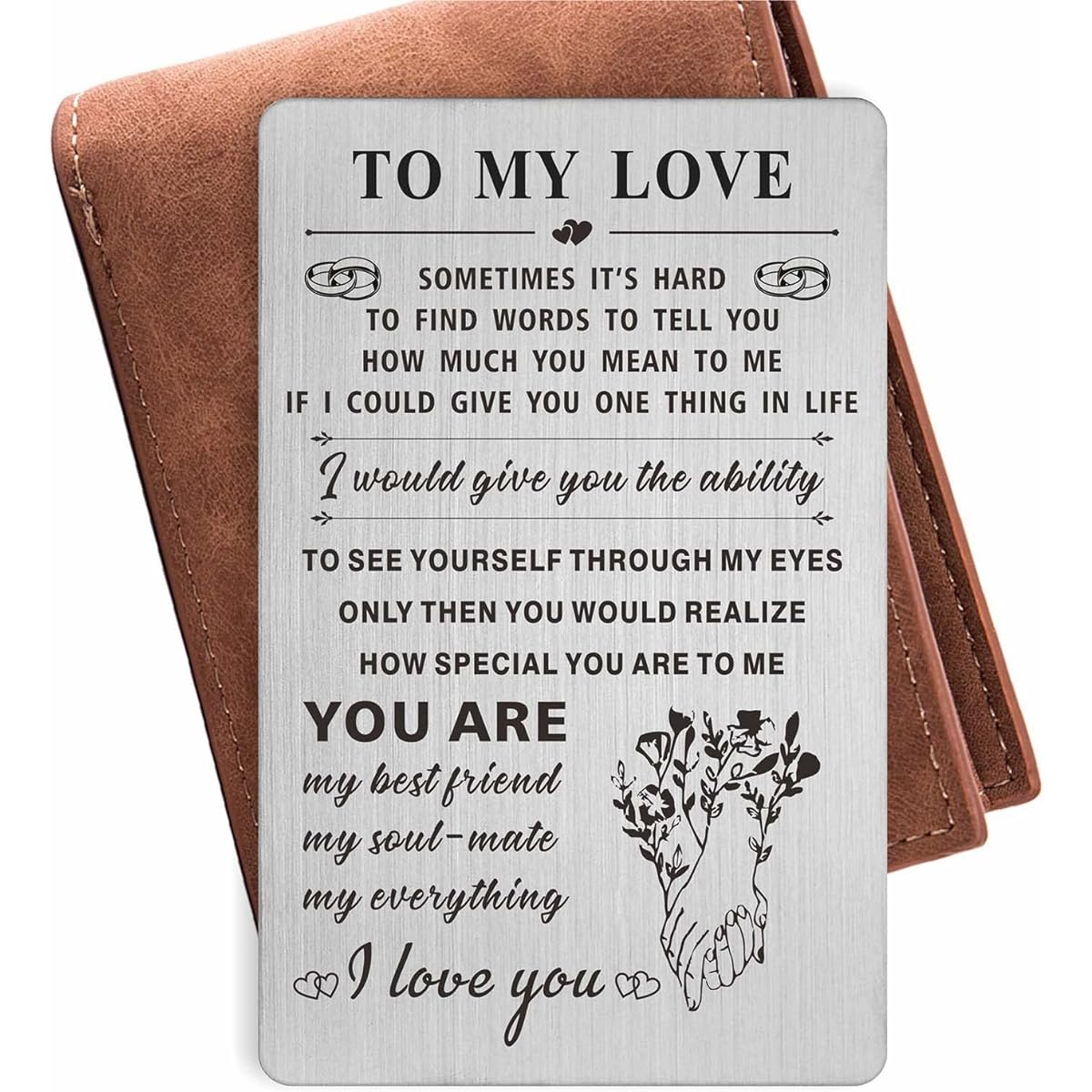 Resdink I Love You Gifts for Her Romantic Valentine's Day Cards for Girlfriend Wife Women Anniversary Love Gift Cards for Women Mini Love Notes