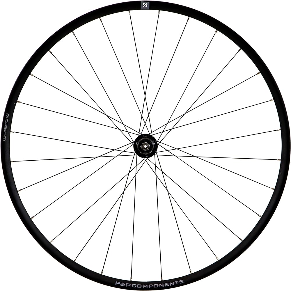 P&P COMPONENTS 700C Rear Wheel for Cross Bike Disc Brake WH-A1800RD-R Black