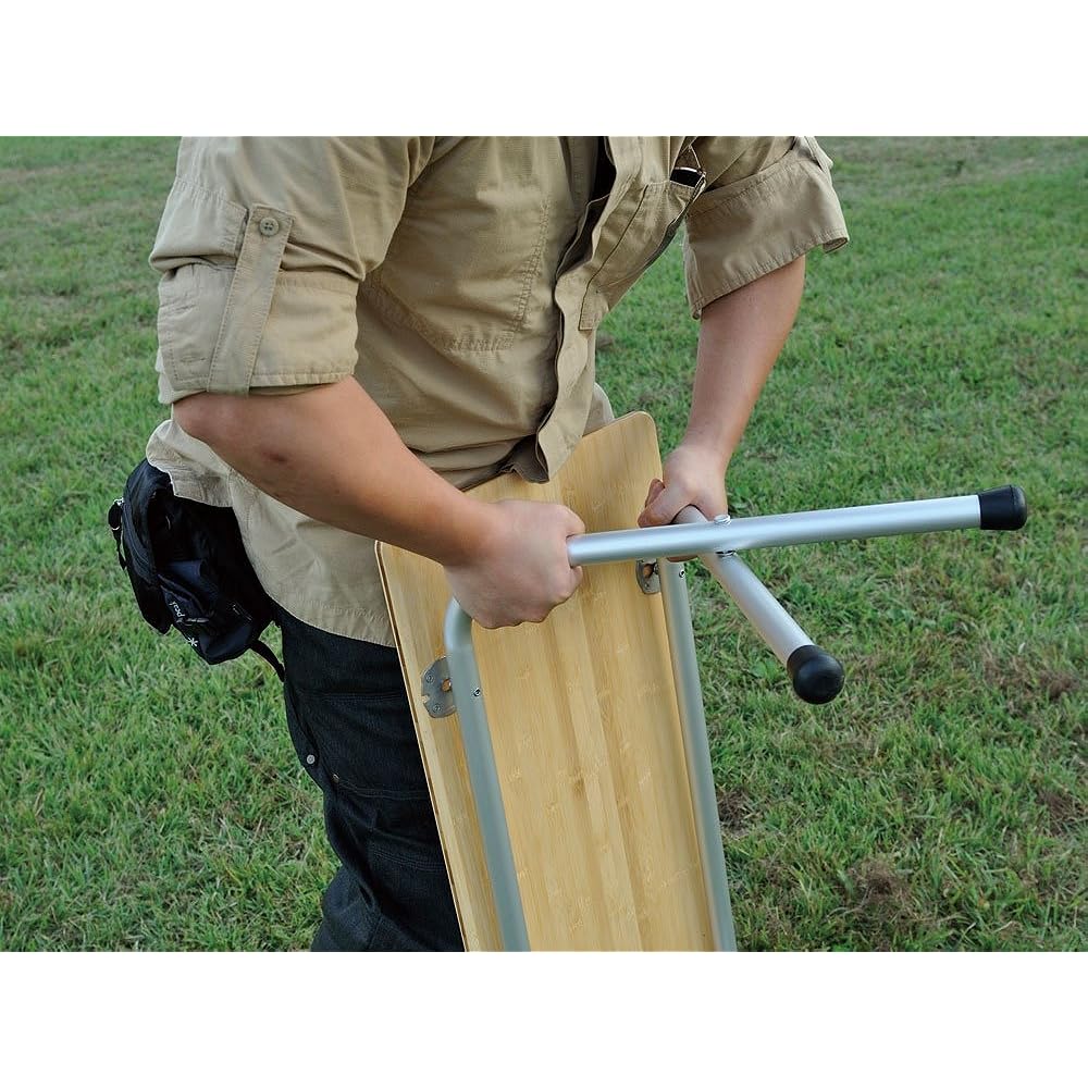Snow Peak Folding Shelf Long Bamboo LV-066TR
