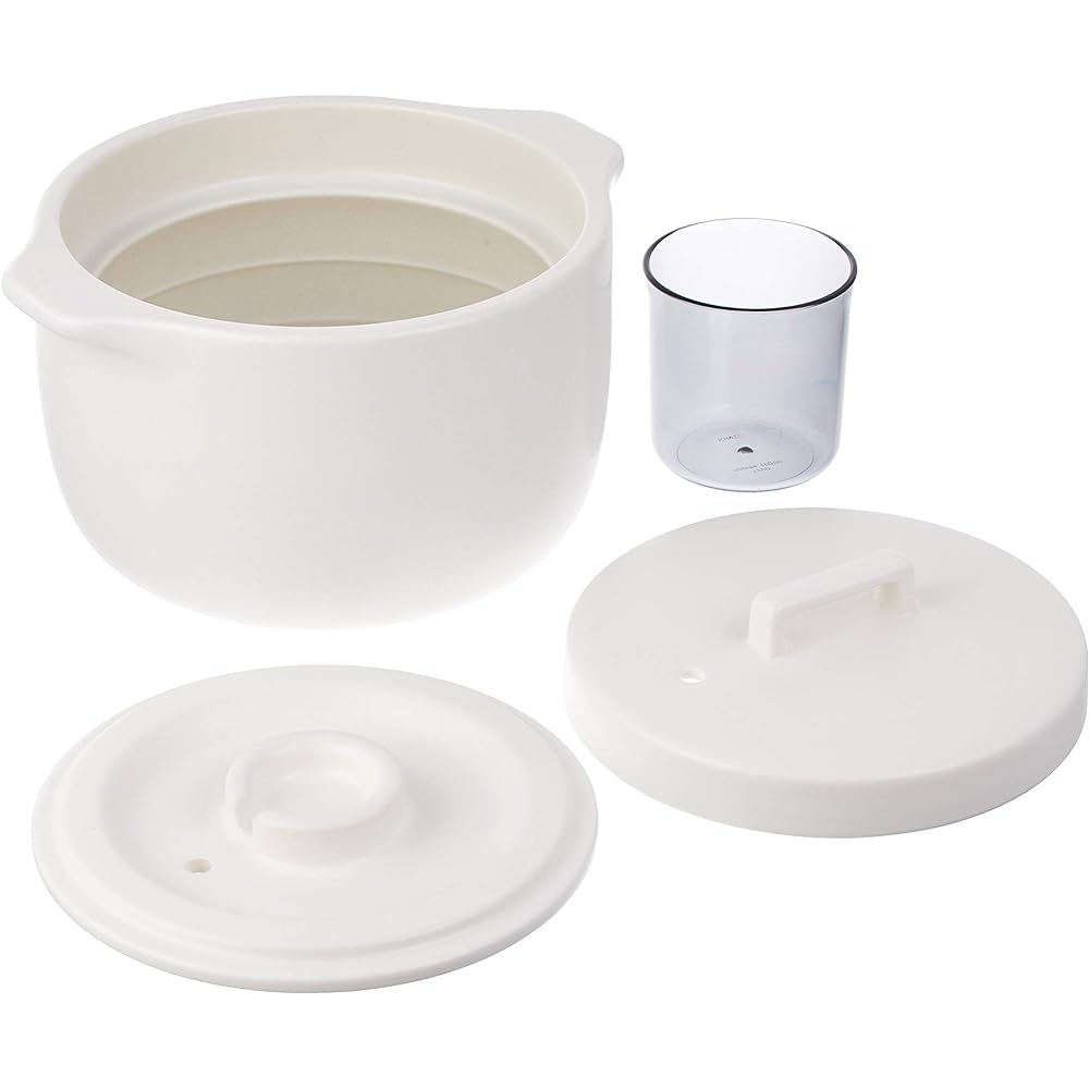 KINTO KAKOMI Rice Cooking Pot 2 Cups White Gift Present 25194