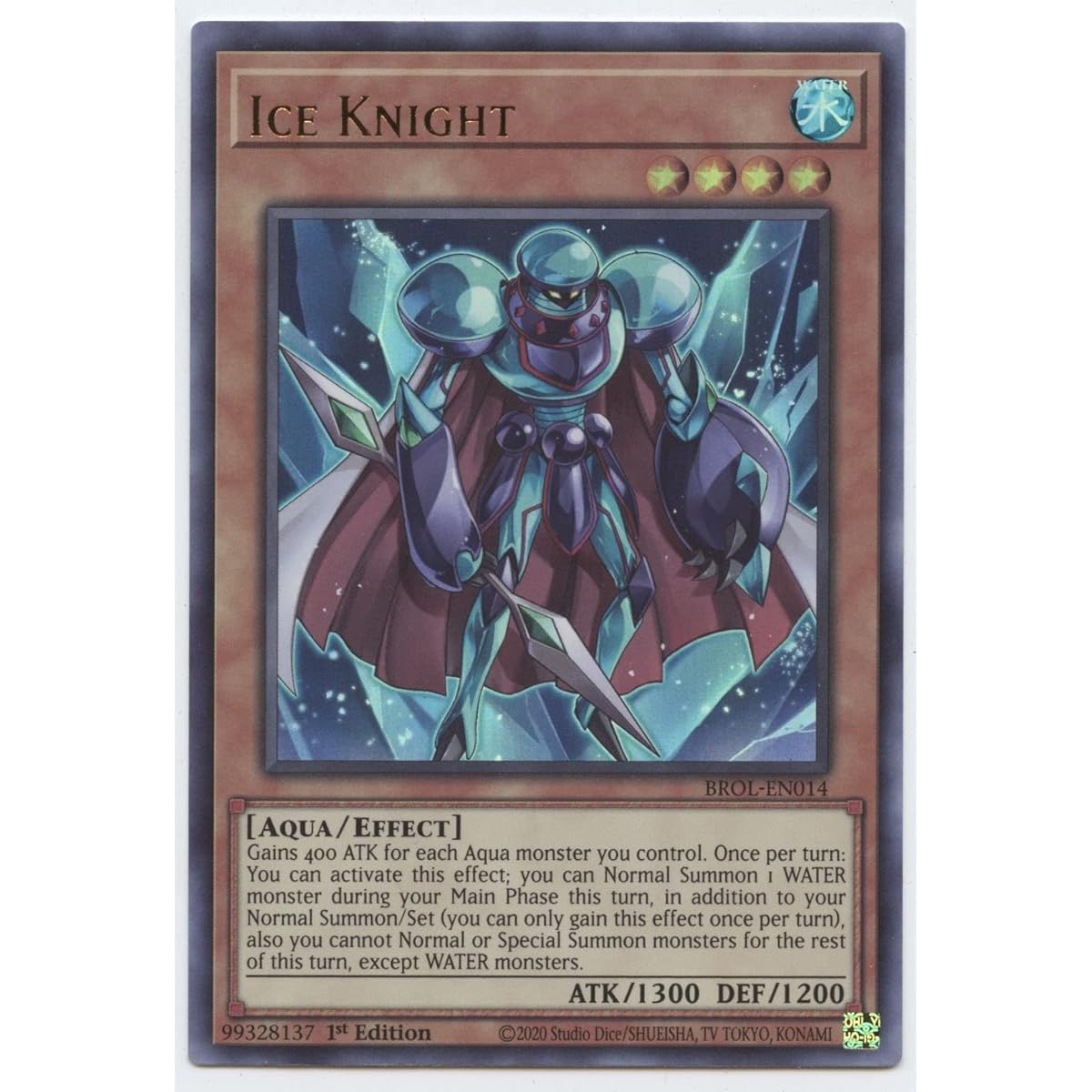 Ice Knight - BROL-EN014 - Ultra Rare - First Edition
