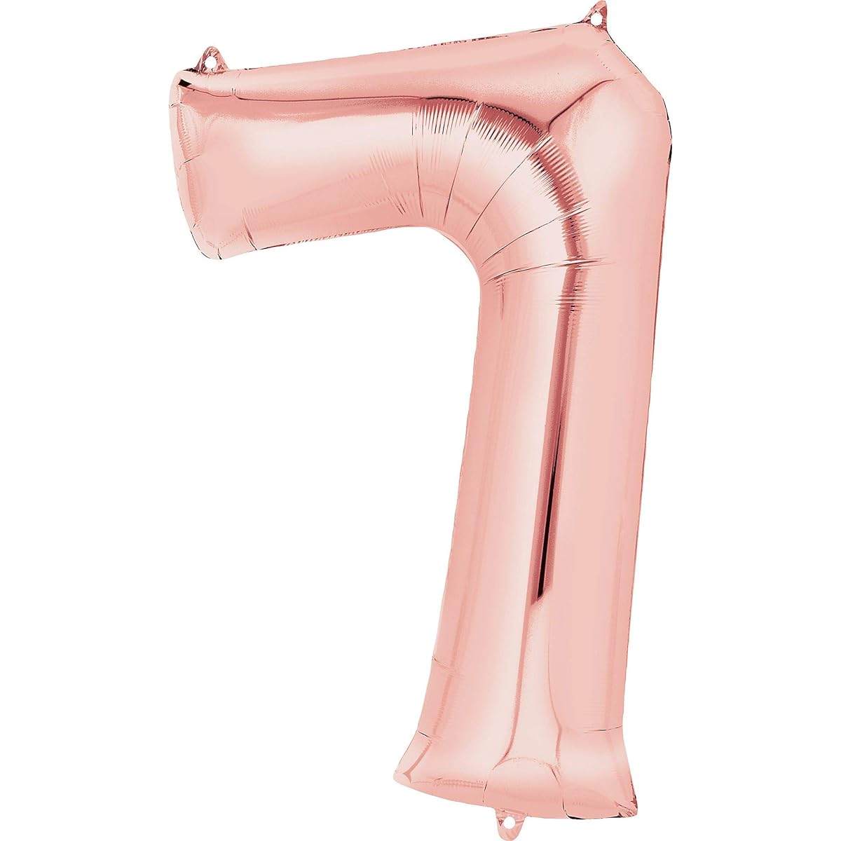 Number 7 Rose Gold Supershape Foil Balloon