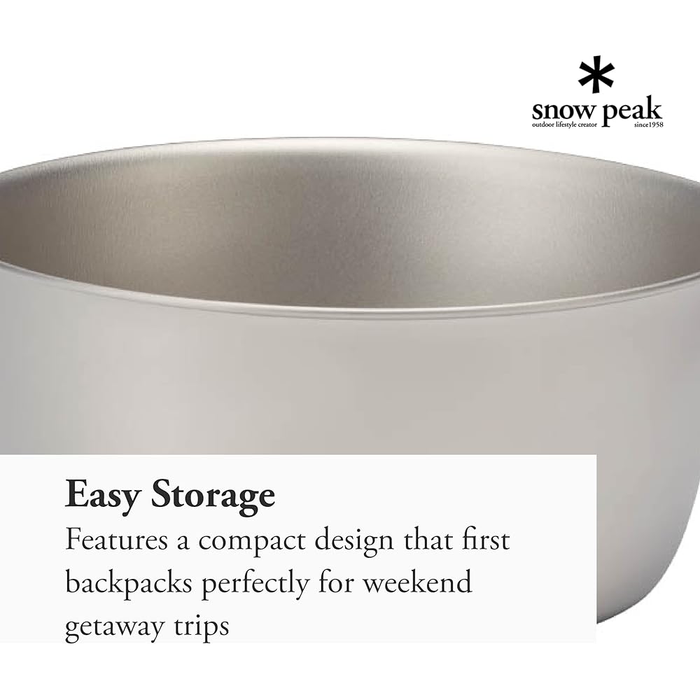 Snow Peak Trek Titanium Ball STW-003T