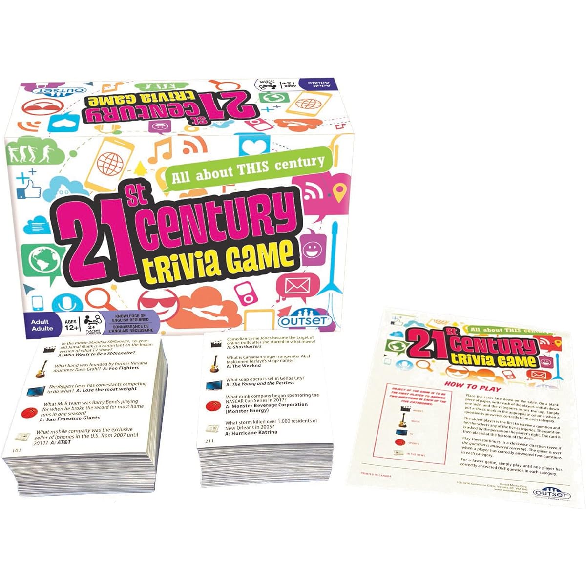 Outset Media 21st Century Trivia Game