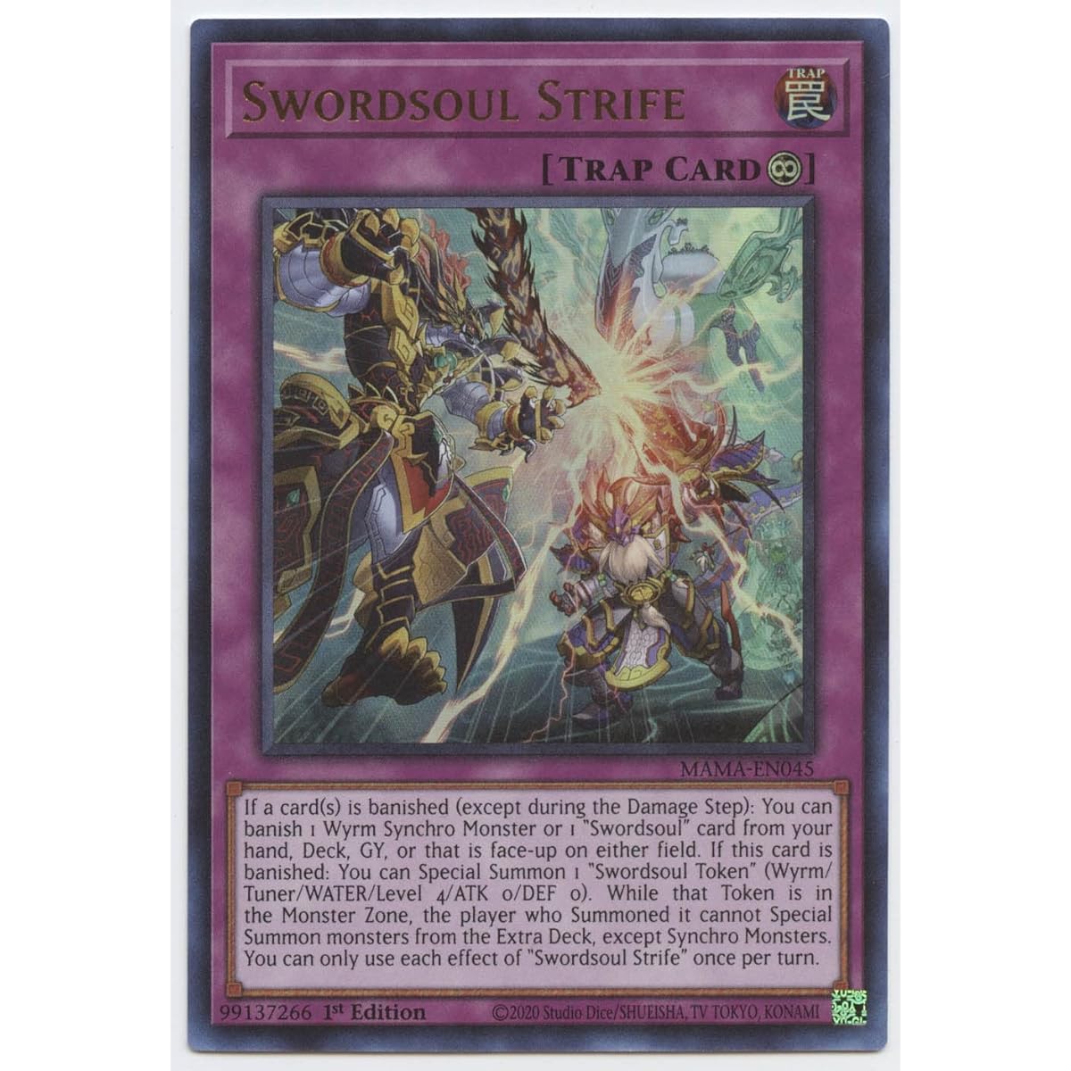 Sword Soul Strife - MAMA-EN045 - Ultra Rare - 1st Edition.