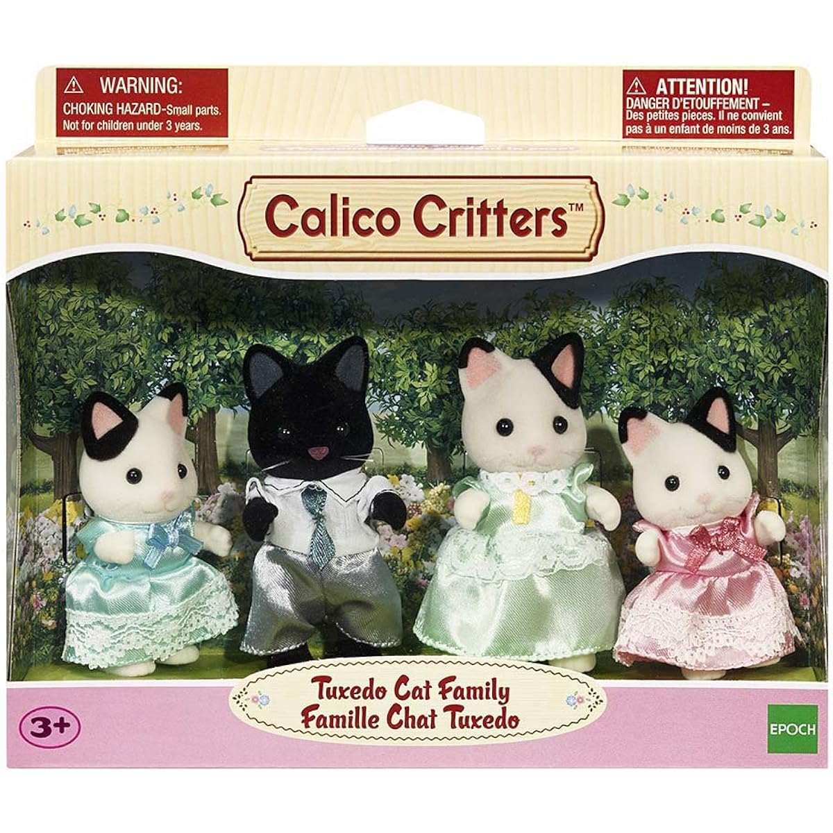 Calico Critters Tuxedo Cat Family Set
