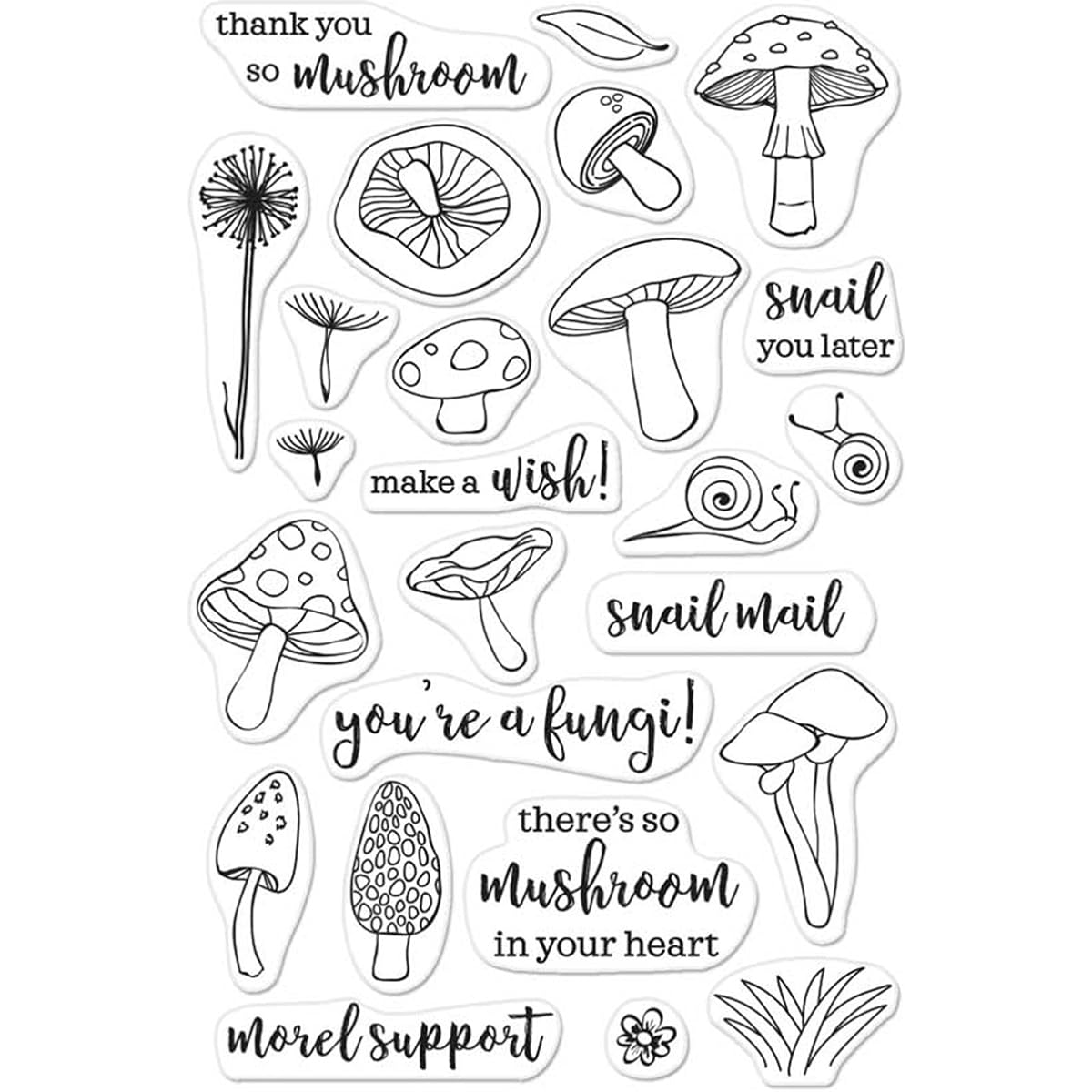 Hero Arts CM158 Clear Stamp You're A Fungi