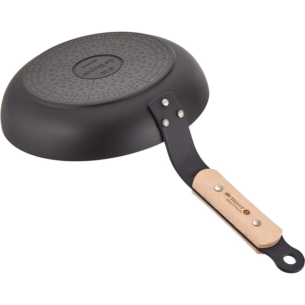 deBUYER Frying Pan Black 20cm DB19