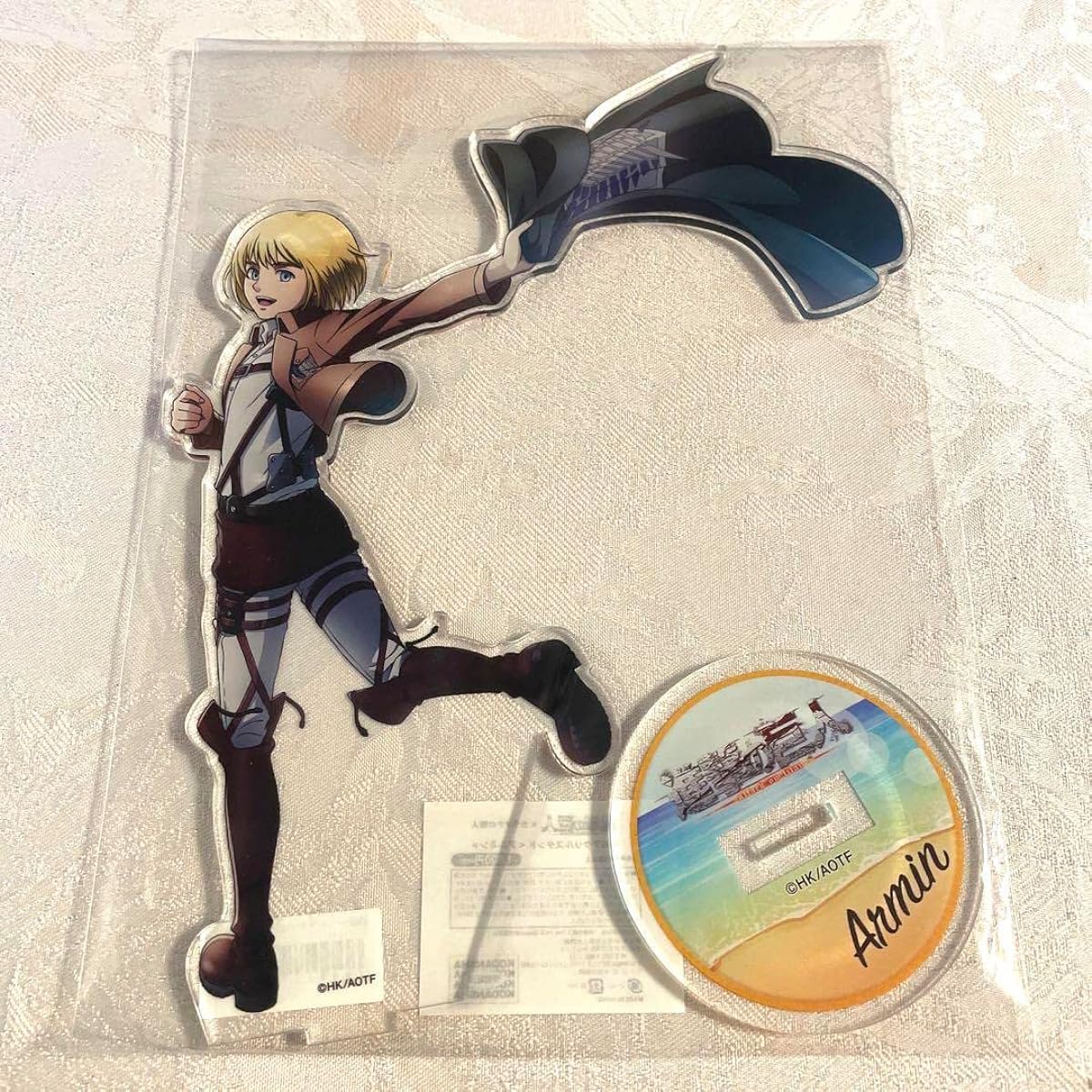 Armin Arlert Armin Karaoke no Tetsujin Acrylic Stand