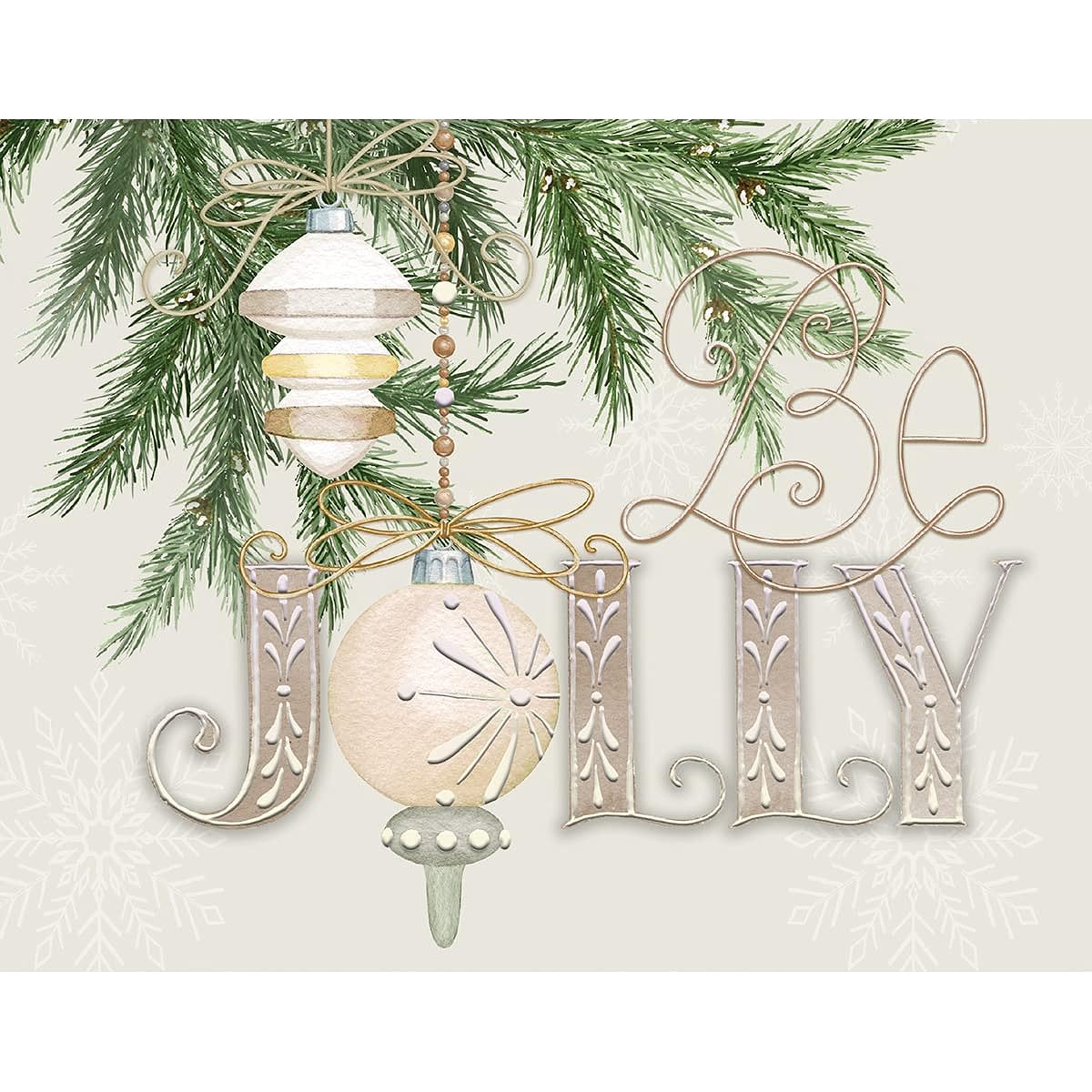 LANG Joyful & Jolly Assorted Boxed Christmas Cards (1008124)