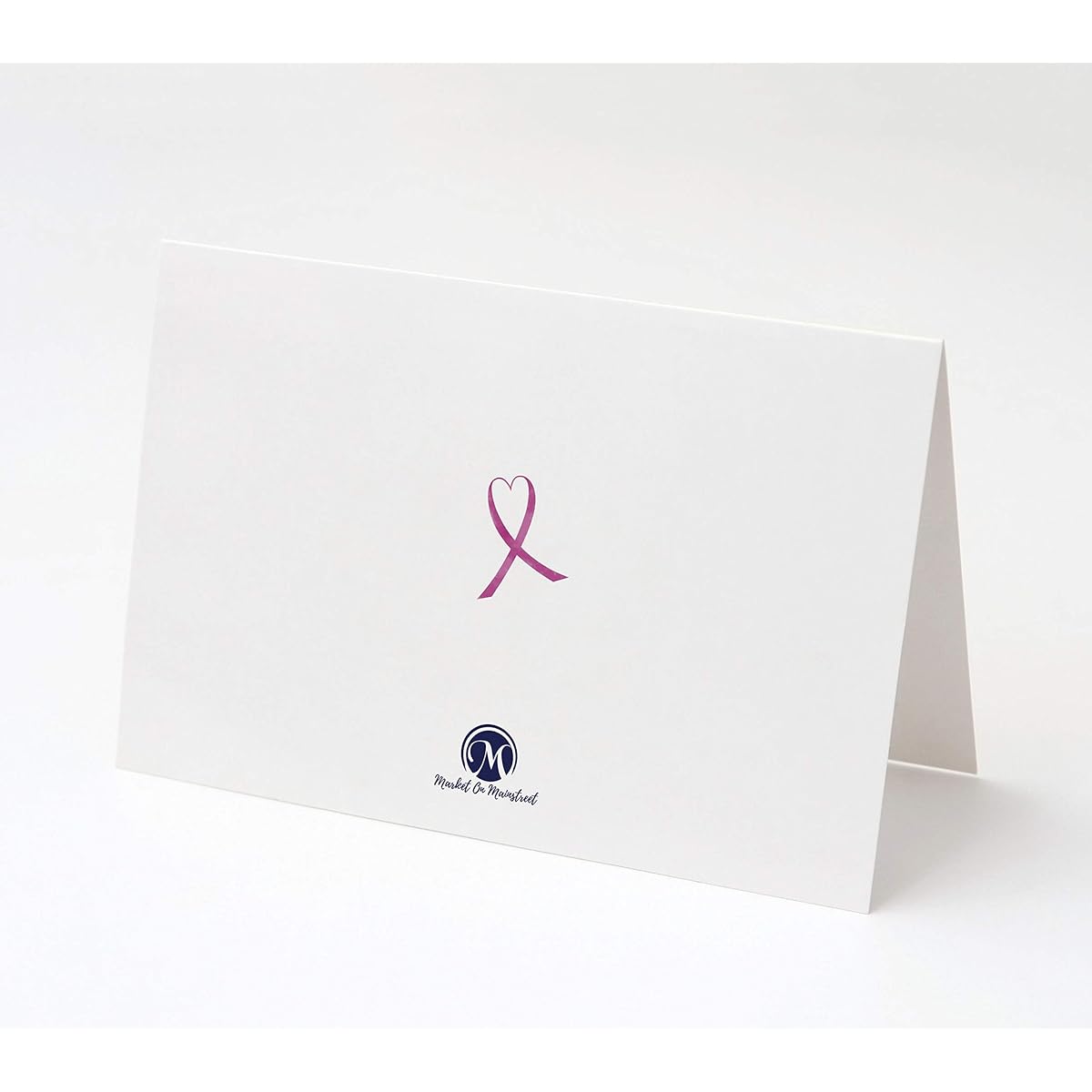 M Market On Mainstreet Breast Cancer Support Thank You Cards with Envelopes Blank Inside 25 Cards with Envelopes Made in the USA (Support The Girls)