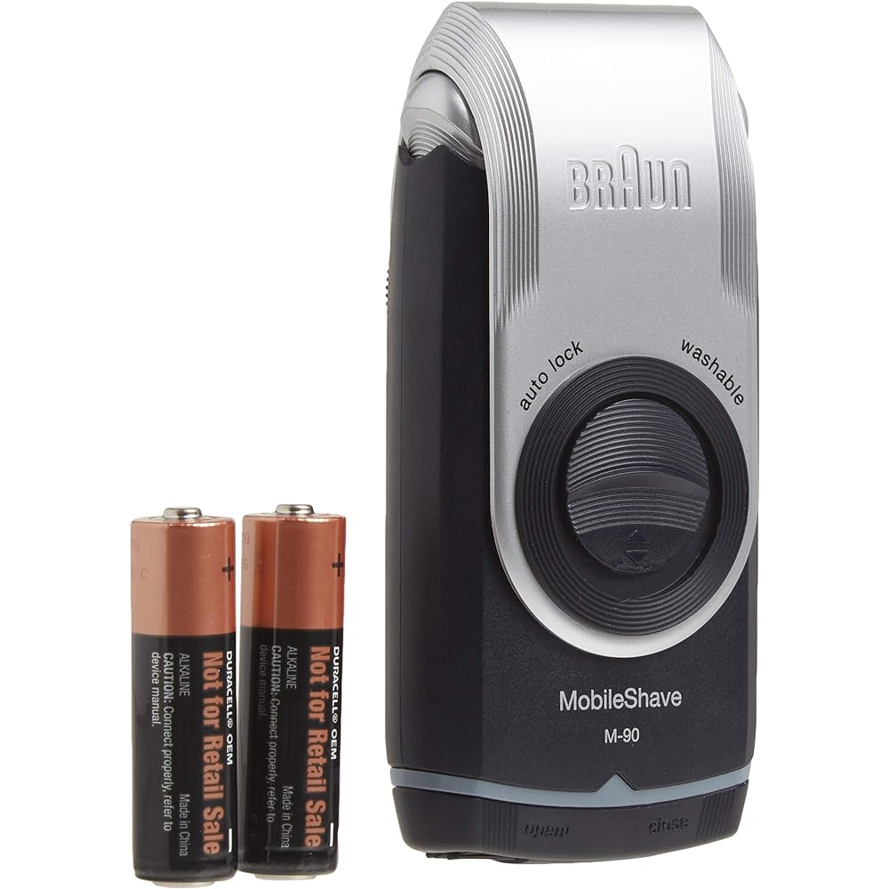Braun Mobile Shave Silver M90 Shaver